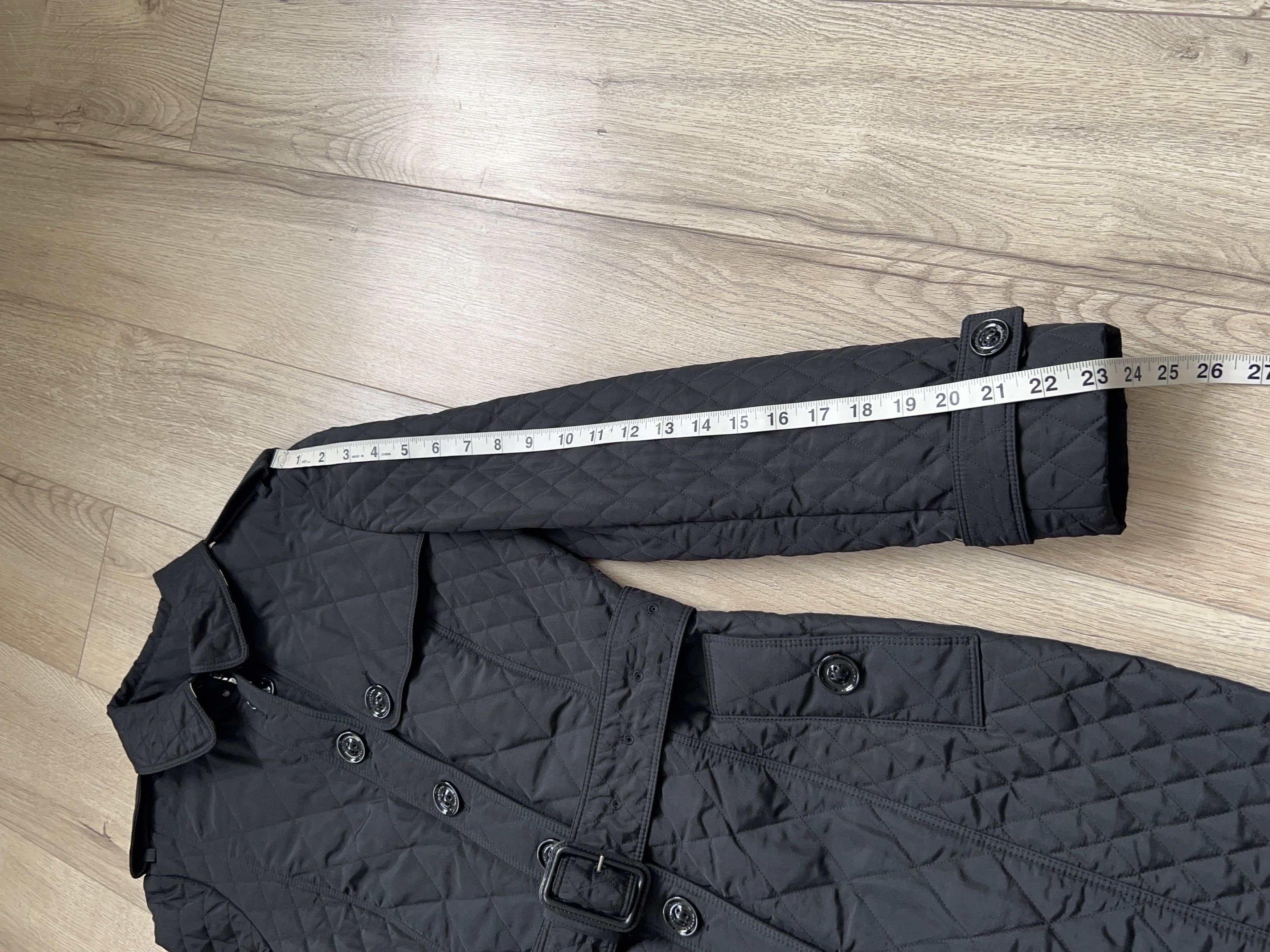 Burberry Womens Burberry Long Jacket Coat Quilted Black Size US 2 Size XS / US 0-2 / IT 36-38 - 8 Thumbnail