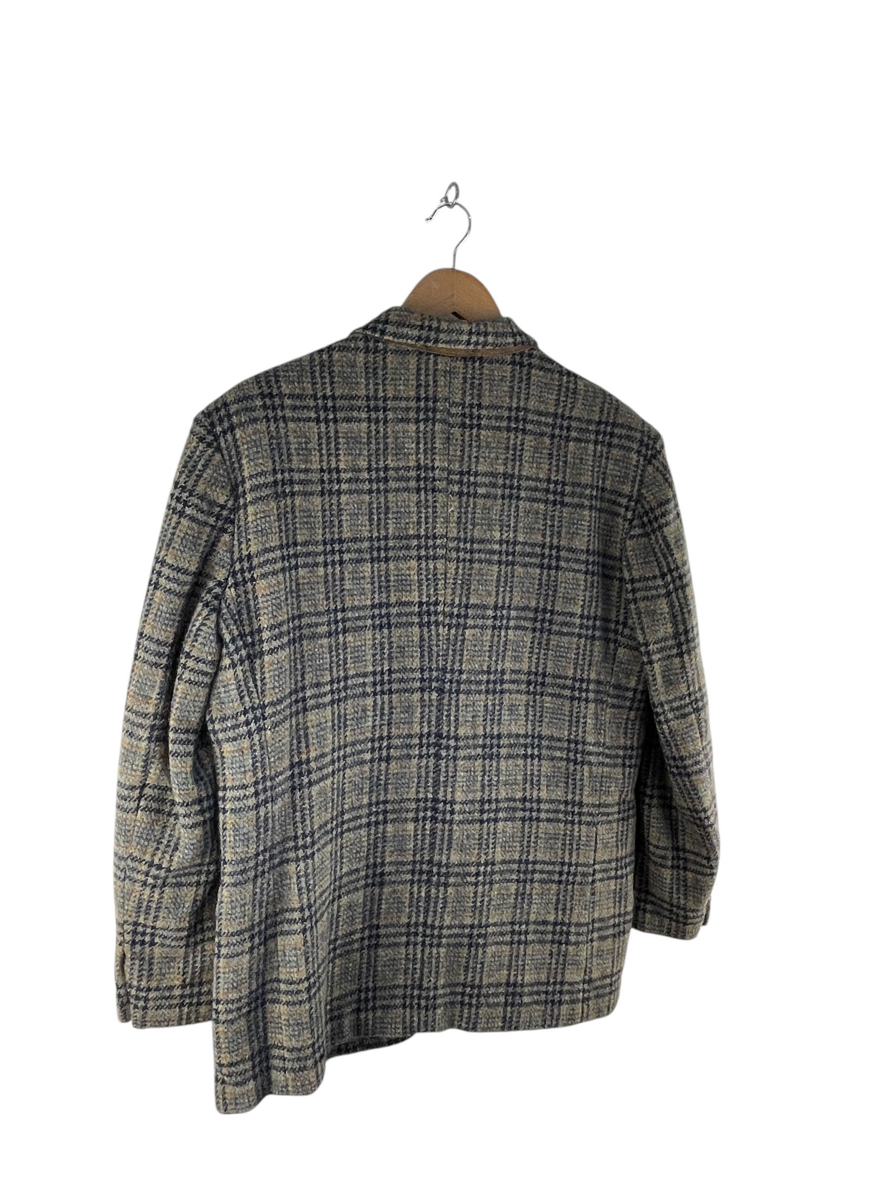 Harris Tweed Vintage Harris Tweed Octopus Army Wool Coat Jacket Size US L / EU 52-54 / 3 - 6 Thumbnail