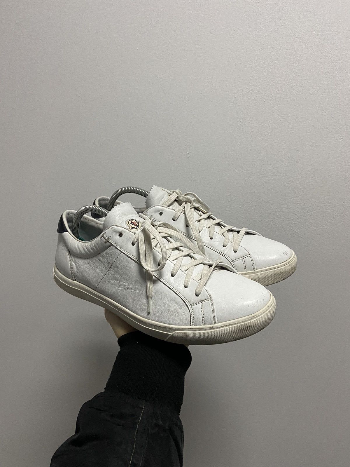 Moncler × Vintage Moncler low top sneakers leather vintage France 🇫🇷 Size US 10 / EU 43 - 1 Thumbnail