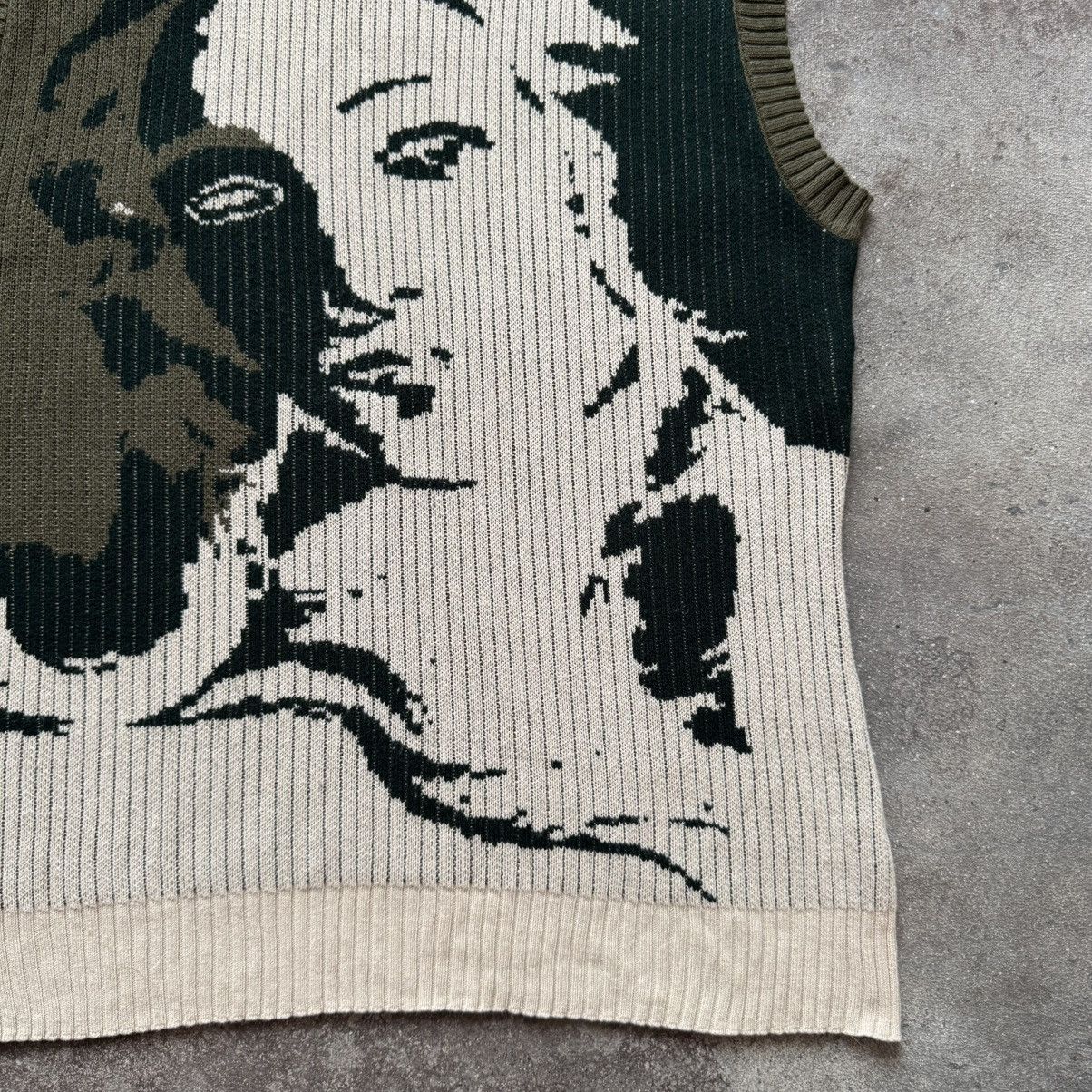 Hysteric Glamour Avant Garde Lady Printed Vintage Ribbed Tank Top / Vest Size L / US 10 / IT 46 - 5 Thumbnail