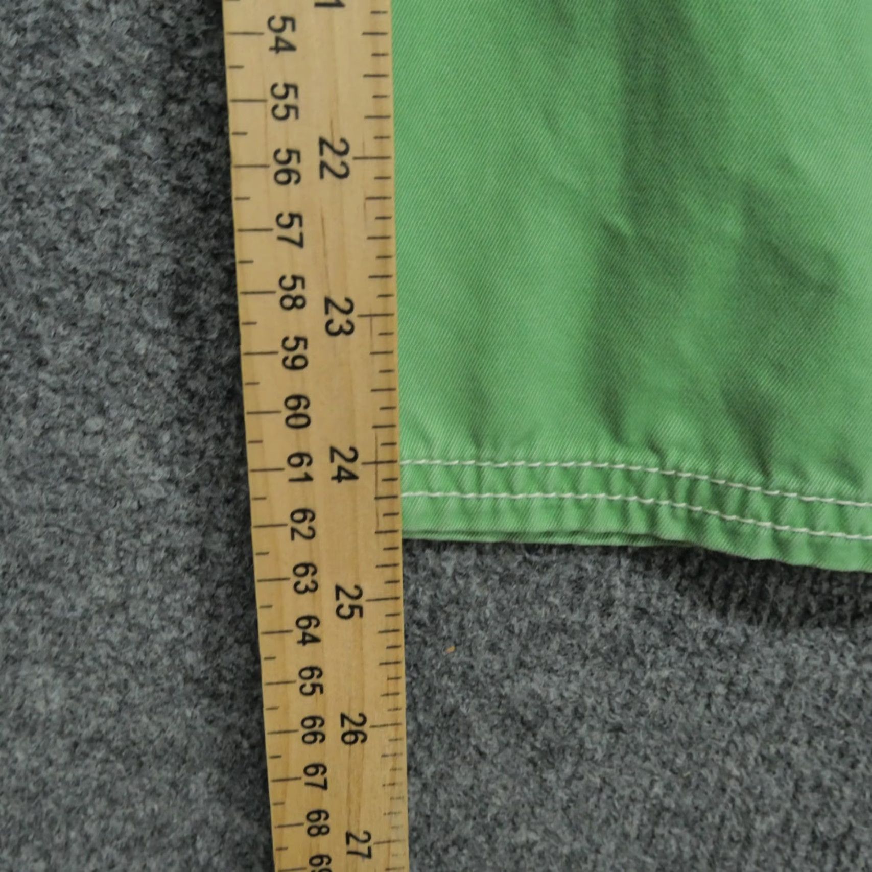 Rag & Bone VINTAGE Polo Jeans Ralph Lauren Pants Womens 14 Green Cotton Cropped 34x24 Y2K - Pants - Women - 14 - Green - Cropped - Casual - Wool? Size 36" / US 14 / IT 50 - 7 Thumbnail