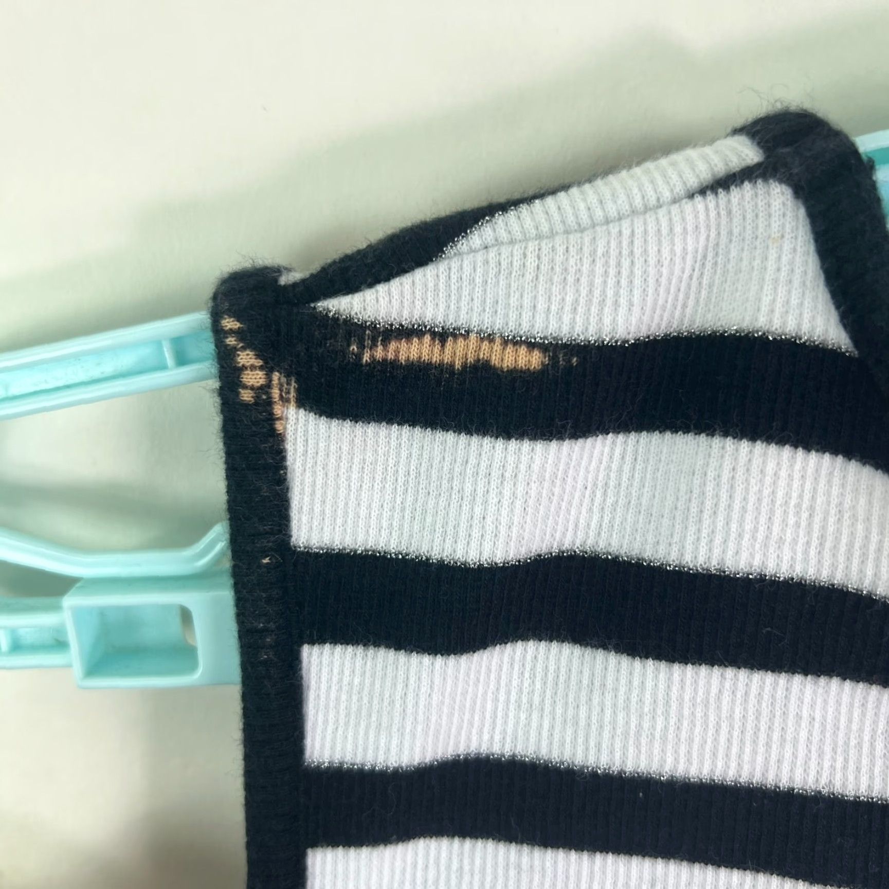 Vintage Chico's Tank Women Size 3 Black/White Striped Tank Top Size XS / US 0-2 / IT 36-38 - 4 Thumbnail