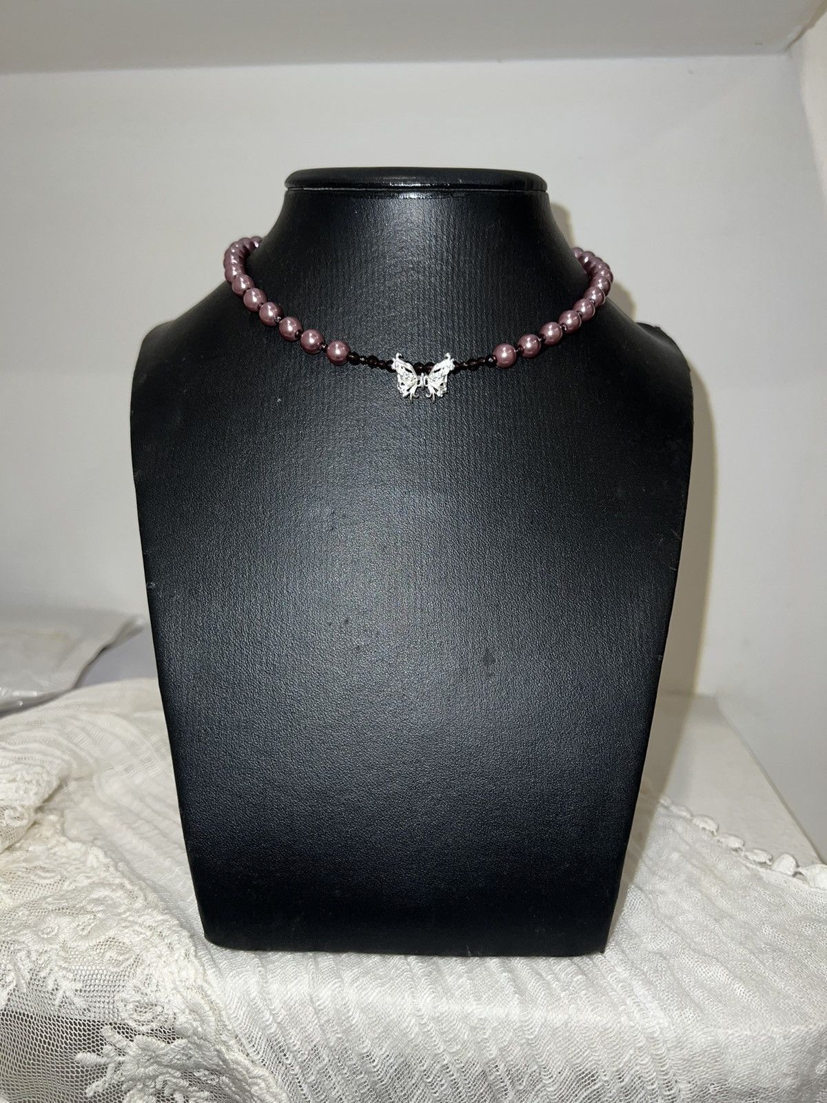 Japanese Brand Purple butterfly imitation pearl set 🔮🦋 Size ONE SIZE - 22 Thumbnail