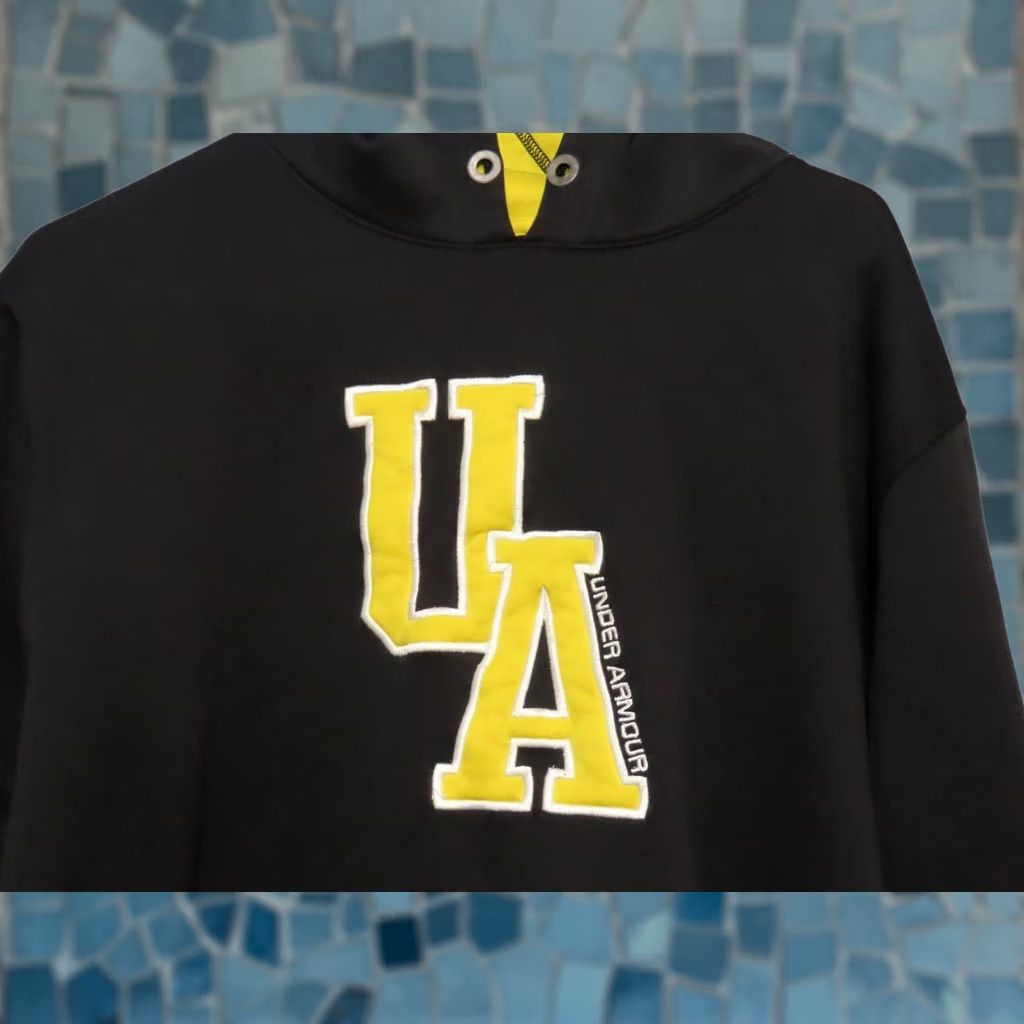 Under Armour Under Armour Hoodie Pullover Men 2XL Black Front Logo Embroidered Hooded Pockets Size US XXL / EU 58 / 5 - 1 Thumbnail