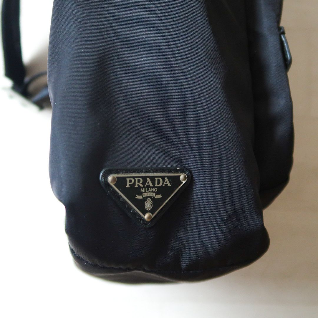 Prada Vintage Prada Nylon Backpack Size ONE SIZE - 4 Thumbnail