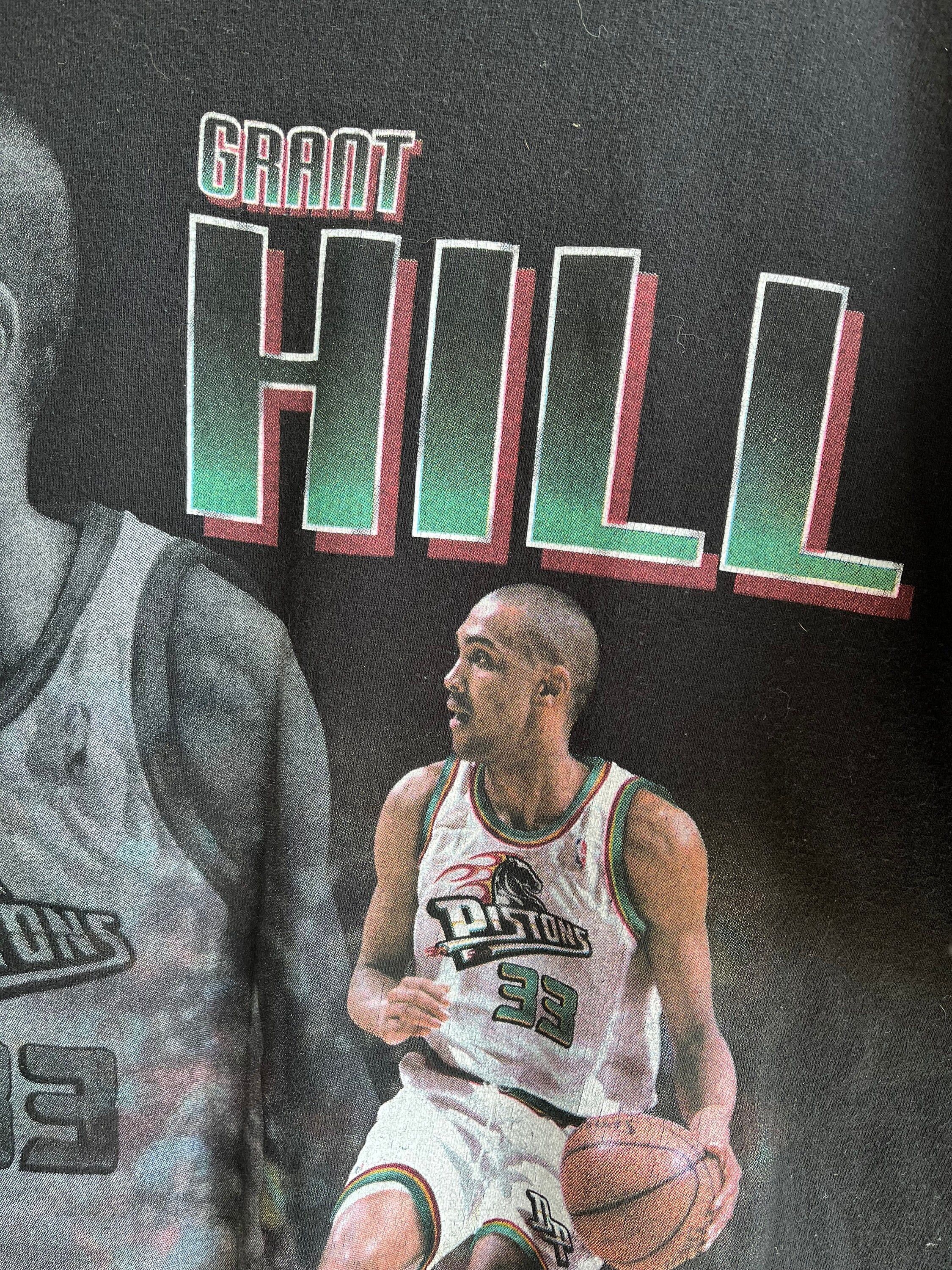 Pro Player Vintage Grant Hill Detroit Pistons NBA Proplayer Tshirt Size US XL / EU 56 / 4 - 3 Thumbnail