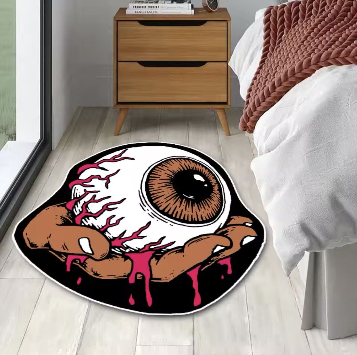 Vintage Stimulating Rugs Halloween Creative Rug 60x60cm Size ONE SIZE - 1 Thumbnail
