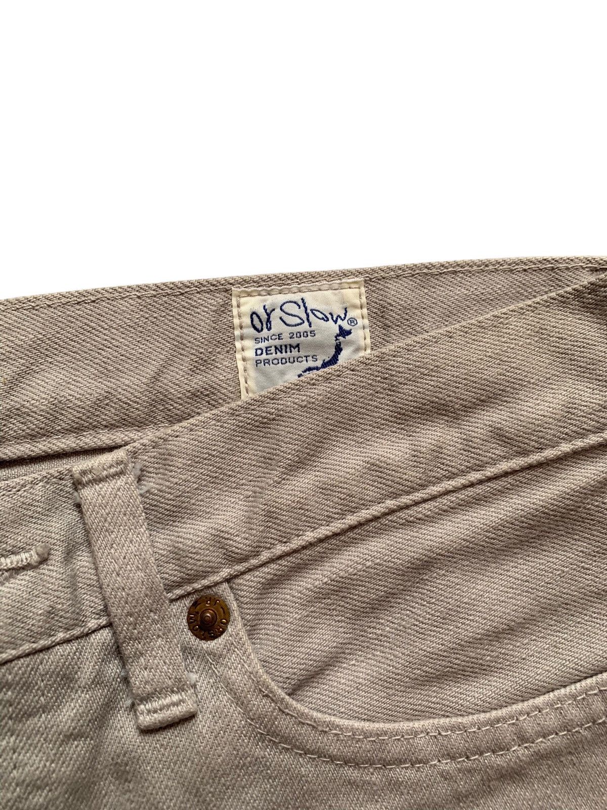 Vintage Orslow Japanesse Design Casual Pants Beige Colour Size US 31 - 15 Thumbnail