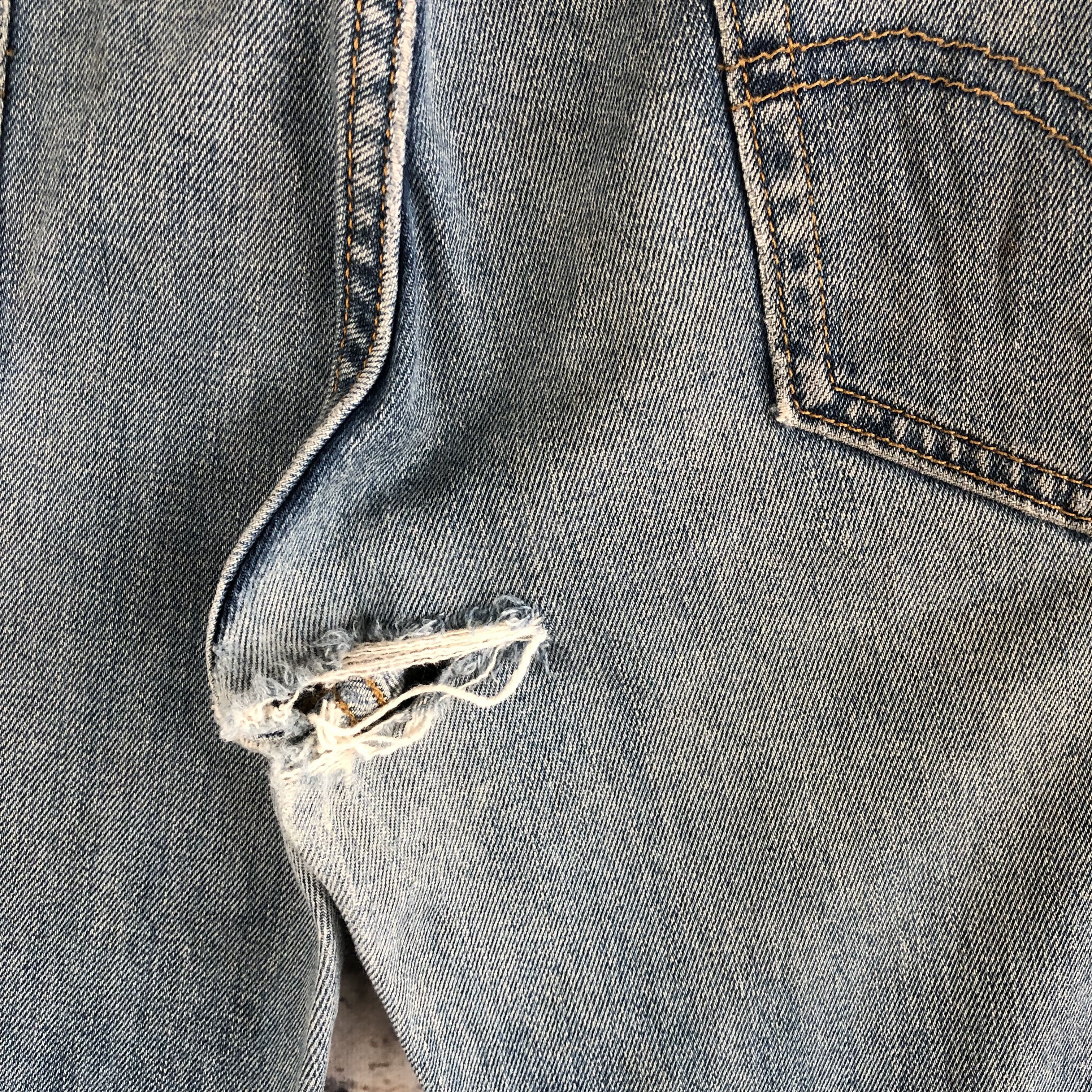 Levi's Vintage Y2K Levis Distressed Jeans Levi's 511 Faded Denim Size US 34 / EU 50 - 5 Thumbnail