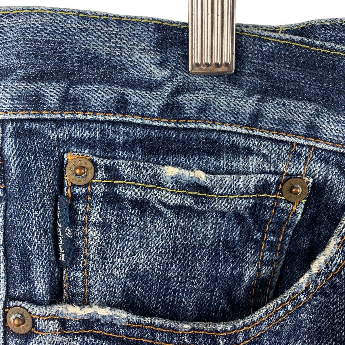 Eternal × Japanese Brand Vintage ETERNAL distressed blue jeans Size US 34 / EU 50 - 7 Thumbnail