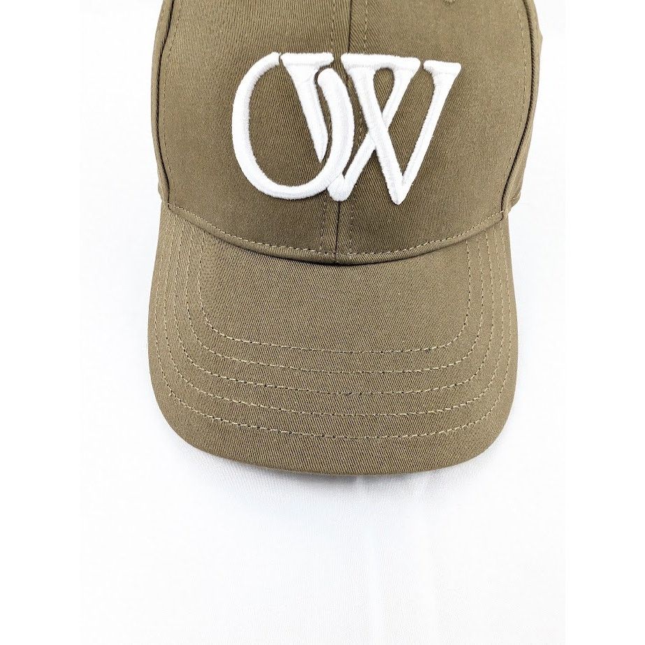 Off-White o1rshd1 Size: M OW Drill Baseball Cap Army in Green / White Size ONE SIZE - 6 Thumbnail