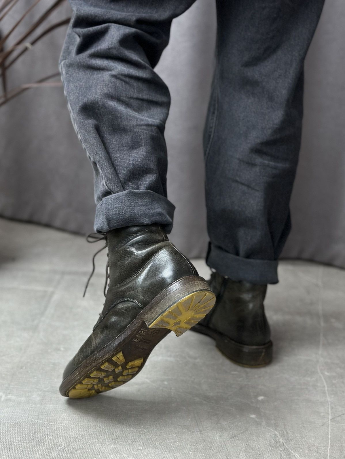 Hedi Slimane Vintage AS 98 Leather Boots IfSixWasNine Japan Balenciaga Size US 6 / EU 39 - 14 Thumbnail