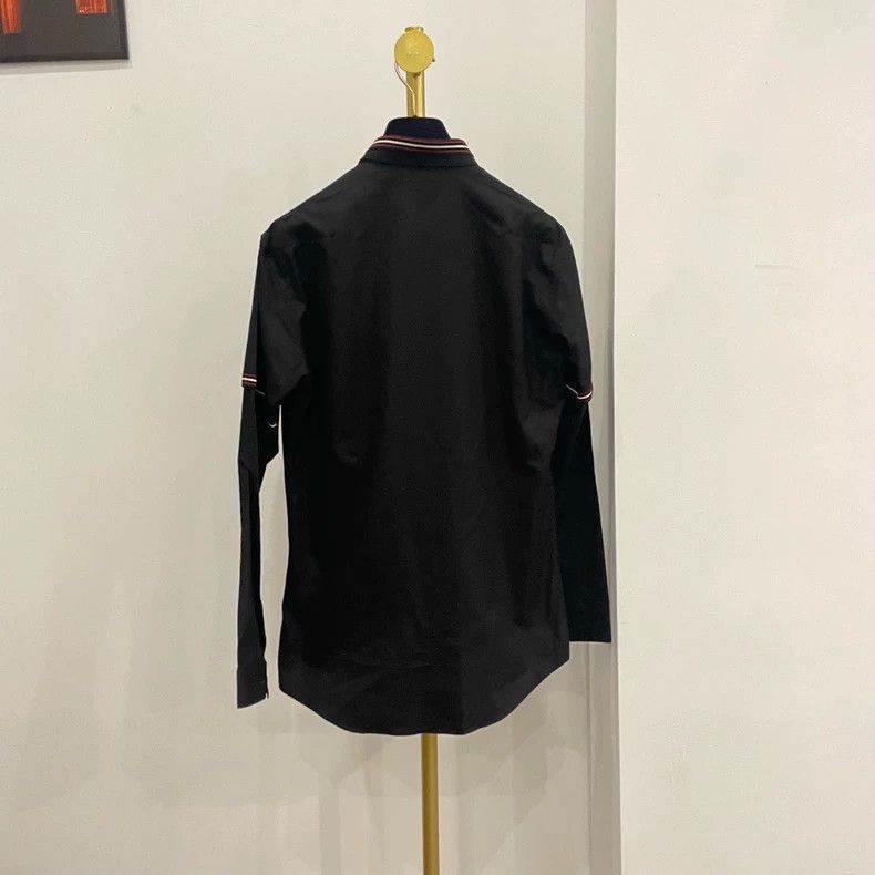 Dior Dior Size 37 Black striped fake two-piece shirt 2503-Nexta Size US XXS / EU 40 - 6 Thumbnail