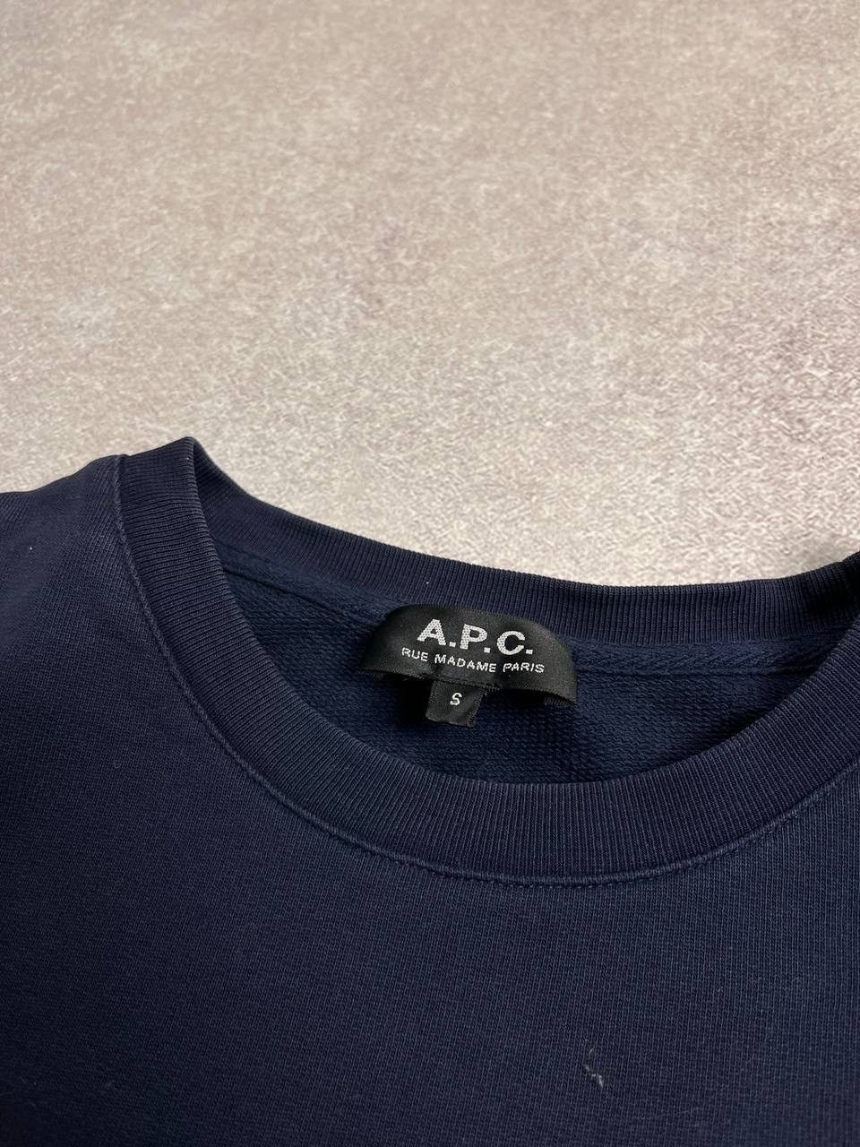 A.P.C. × Vintage Vintage A.P.C. Boxy Big Logo Sweatshirt S Size US S / EU 44-46 / 1 - 3 Thumbnail