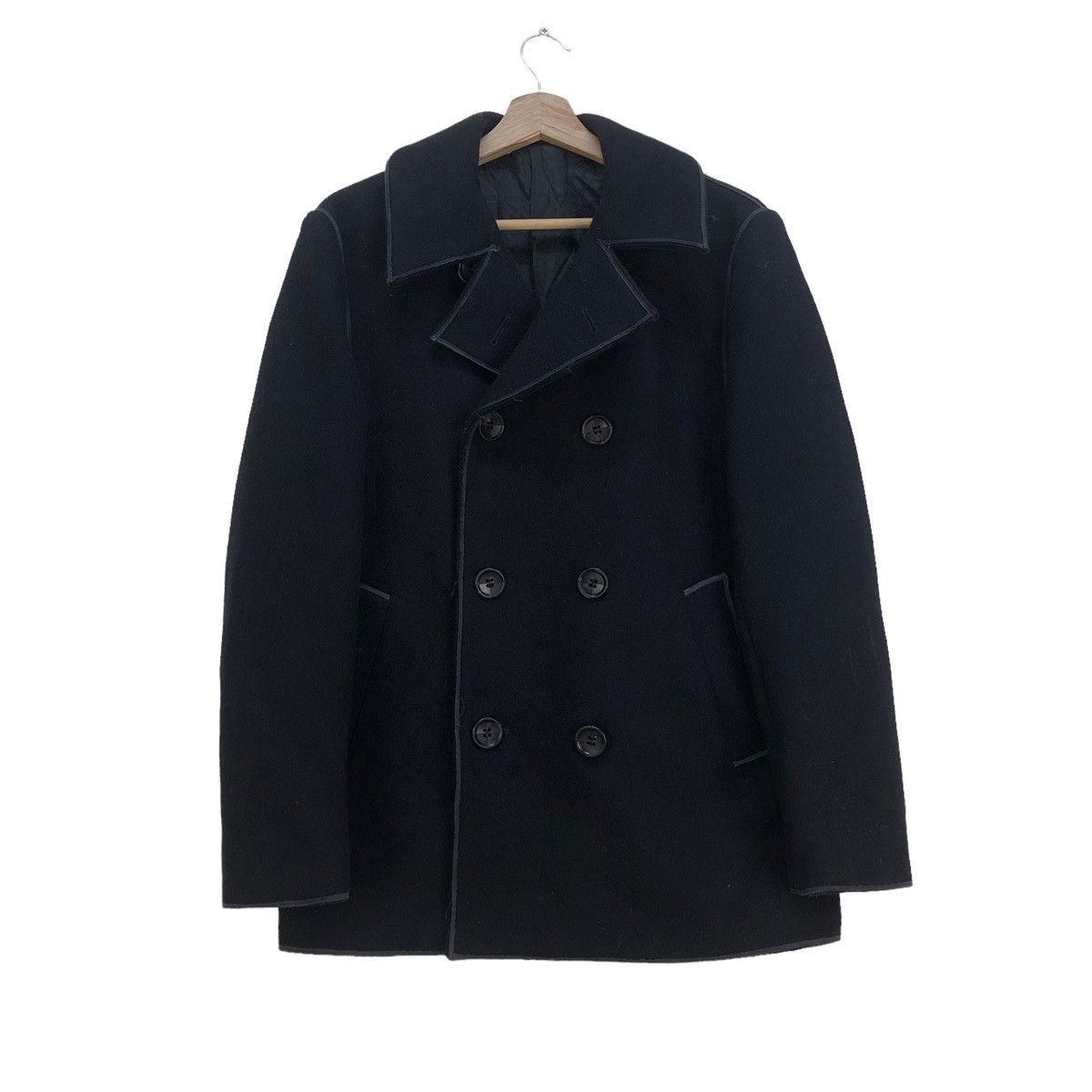 N.Hoolywood N.Holywood Peacoat Double Breasted Jacket Size US M / EU 48-50 / 2 - 1 Thumbnail