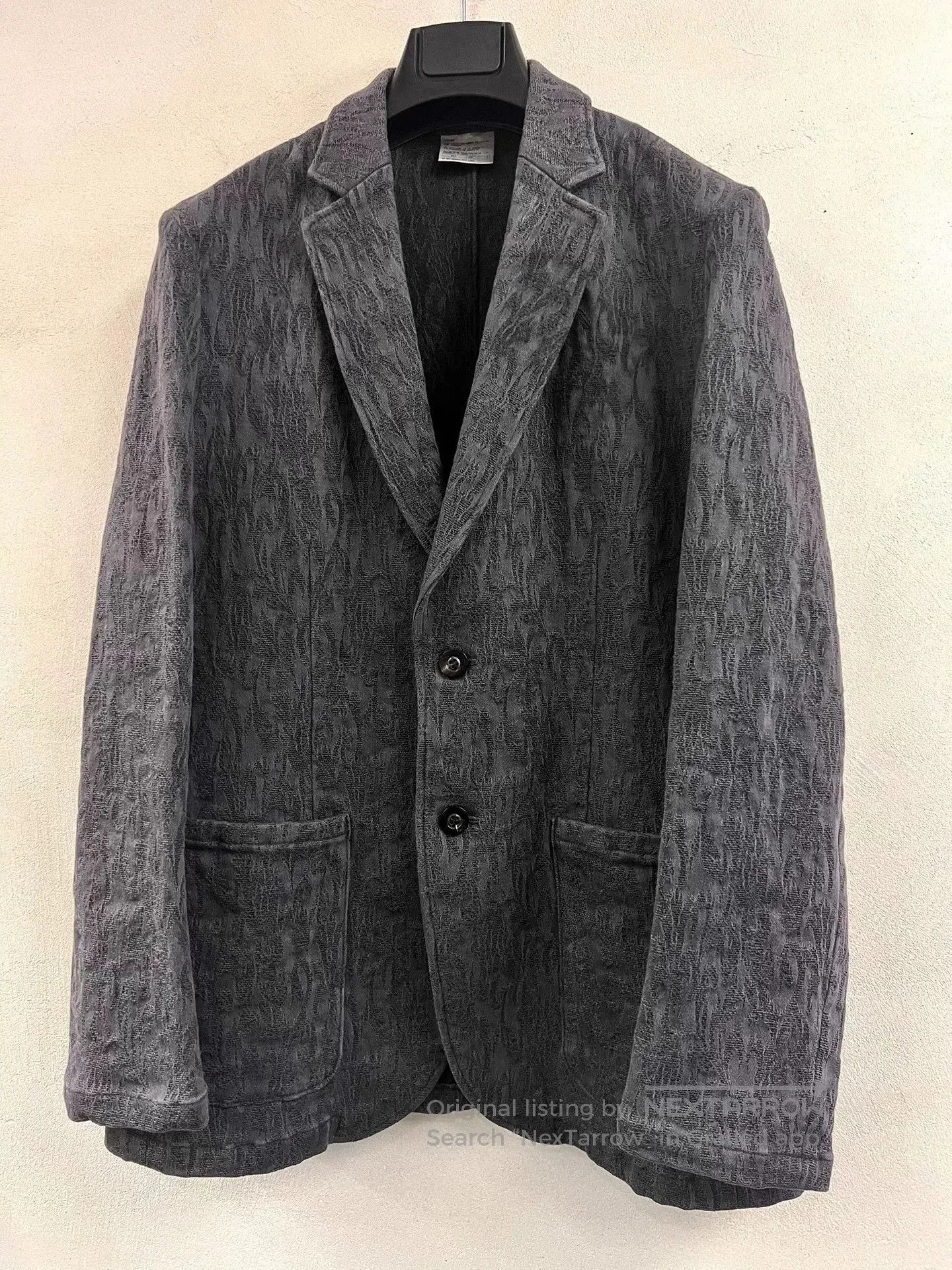 Julius Gray Vintage Fabric Suit Jacket. Size US M / EU 48-50 / 2 - 6 Thumbnail