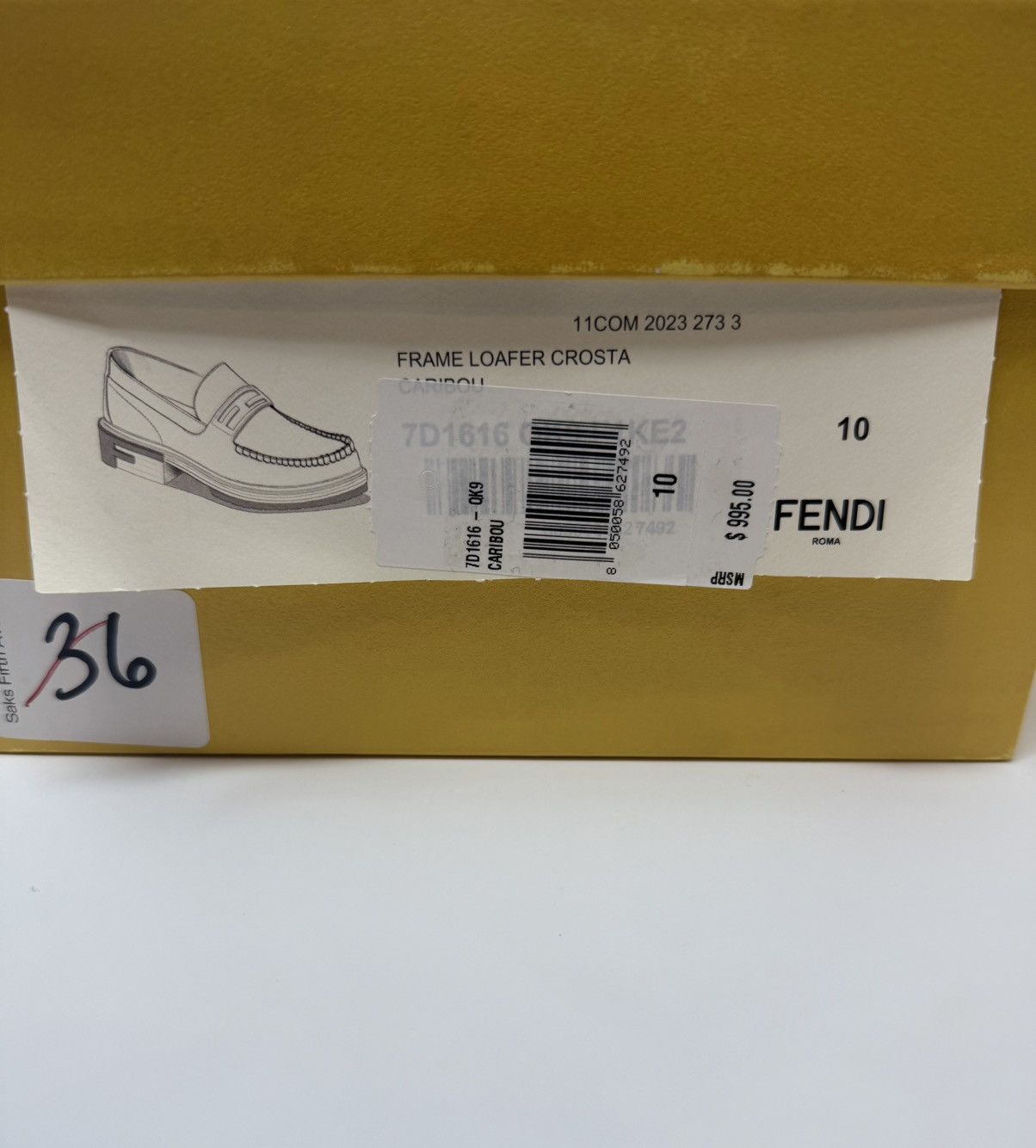 Fendi Fendi Frame Suede Loafer Size US 11 / EU 44 - 7 Thumbnail