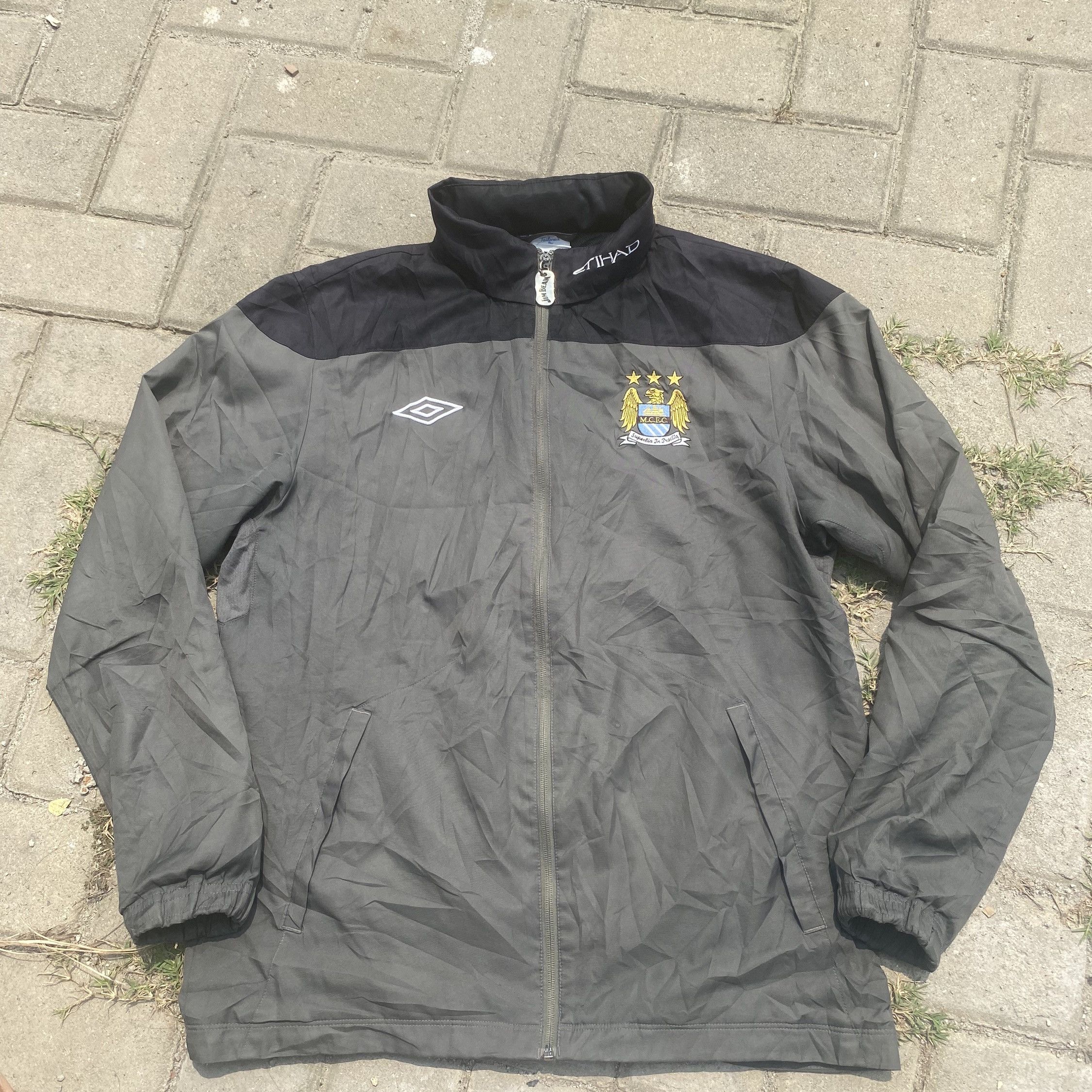Vintage Manchester city training vintage jacket Size US M / EU 48-50 / 2 - 3 Thumbnail