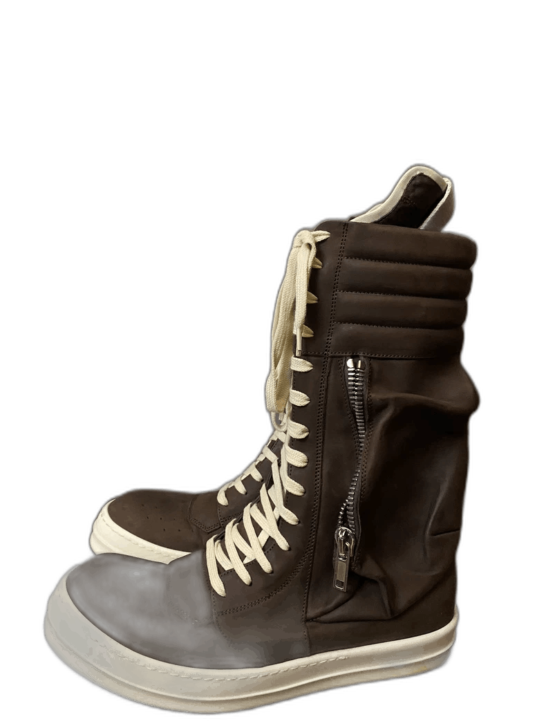 Rick Owens Rick Owens High Top Cargo Basket Boots Size US 9 / EU 42 - 1 Thumbnail