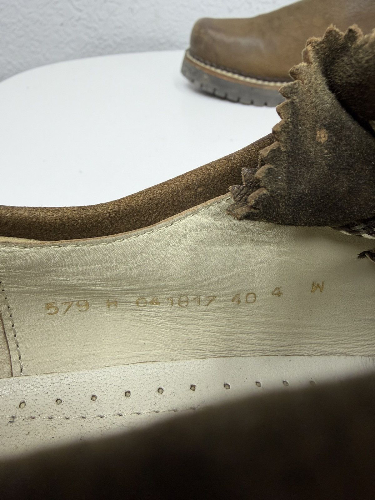 If Six Was Nine Vintage Italian AS 98 Rick Owens Style Leather Cowboy Boots Size US 7.5 / EU 40-41 - 12 Thumbnail