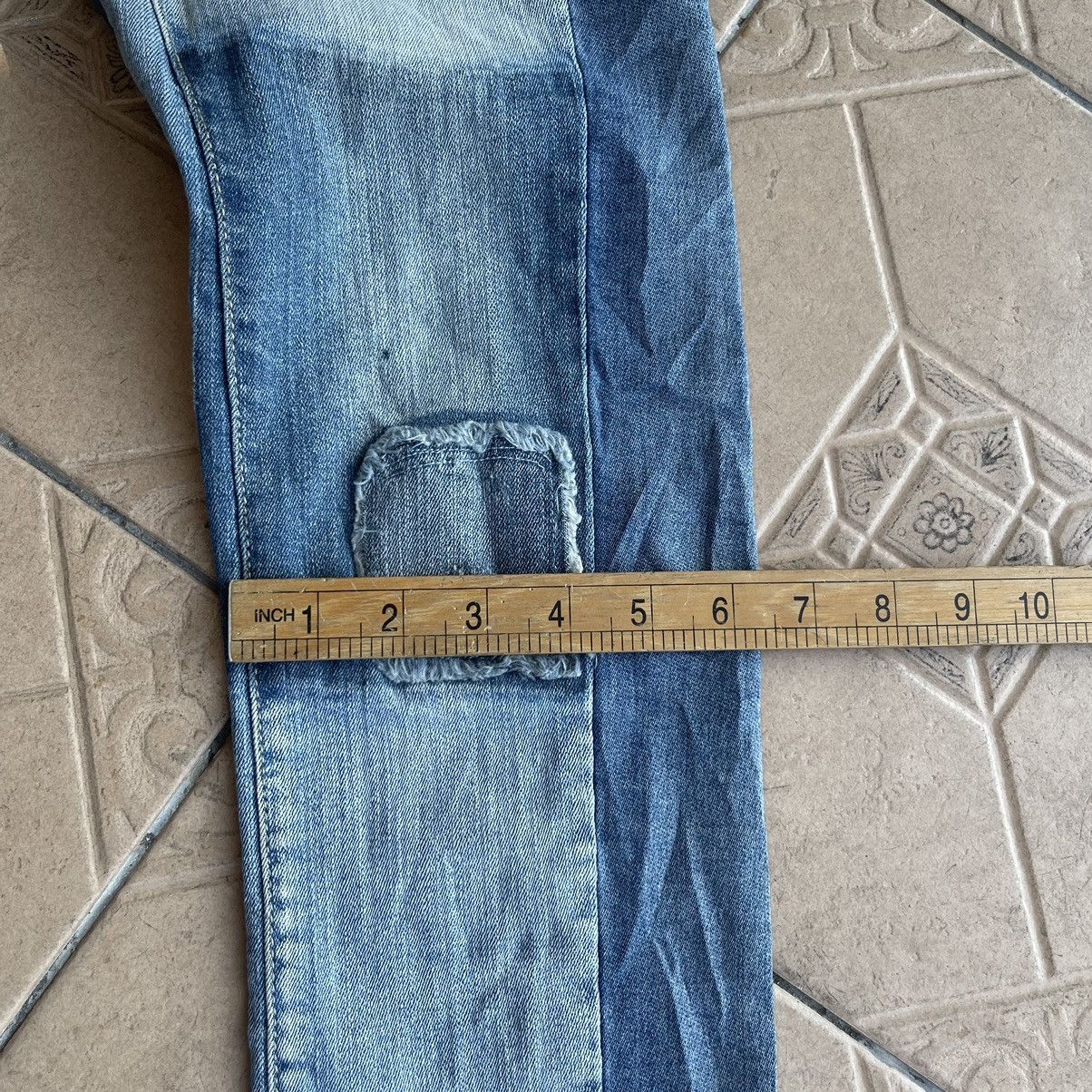 Designer × Japanese Brand Jeans Patchwork Cook Jeans Sim Fit Size 30’ Size 30" / US 8 / IT 44 - 15 Thumbnail