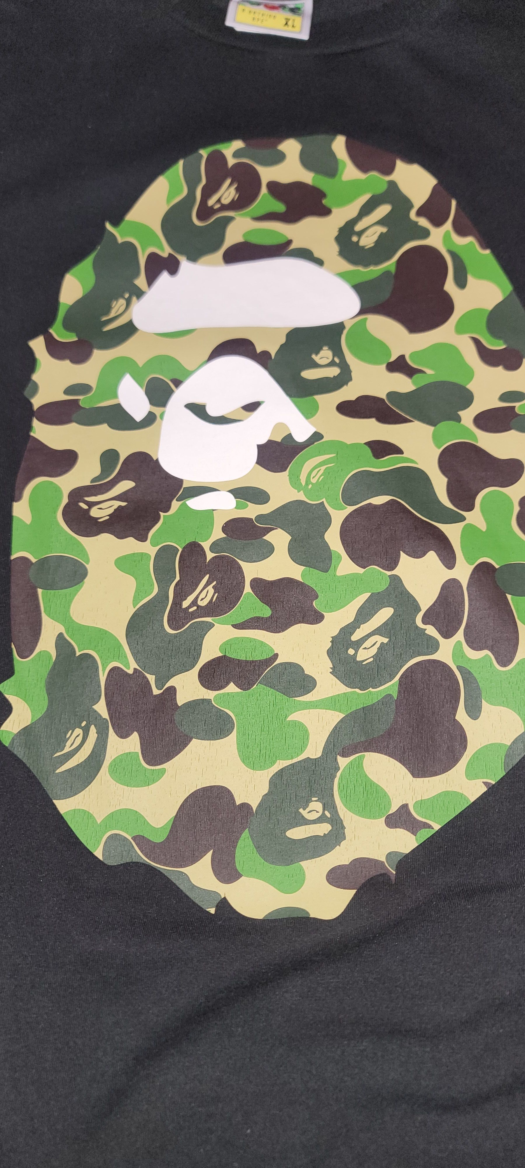 Bape Bape ABC Green Camo Big Ape Head Tee Size US XL / EU 56 / 4 - 3 Thumbnail