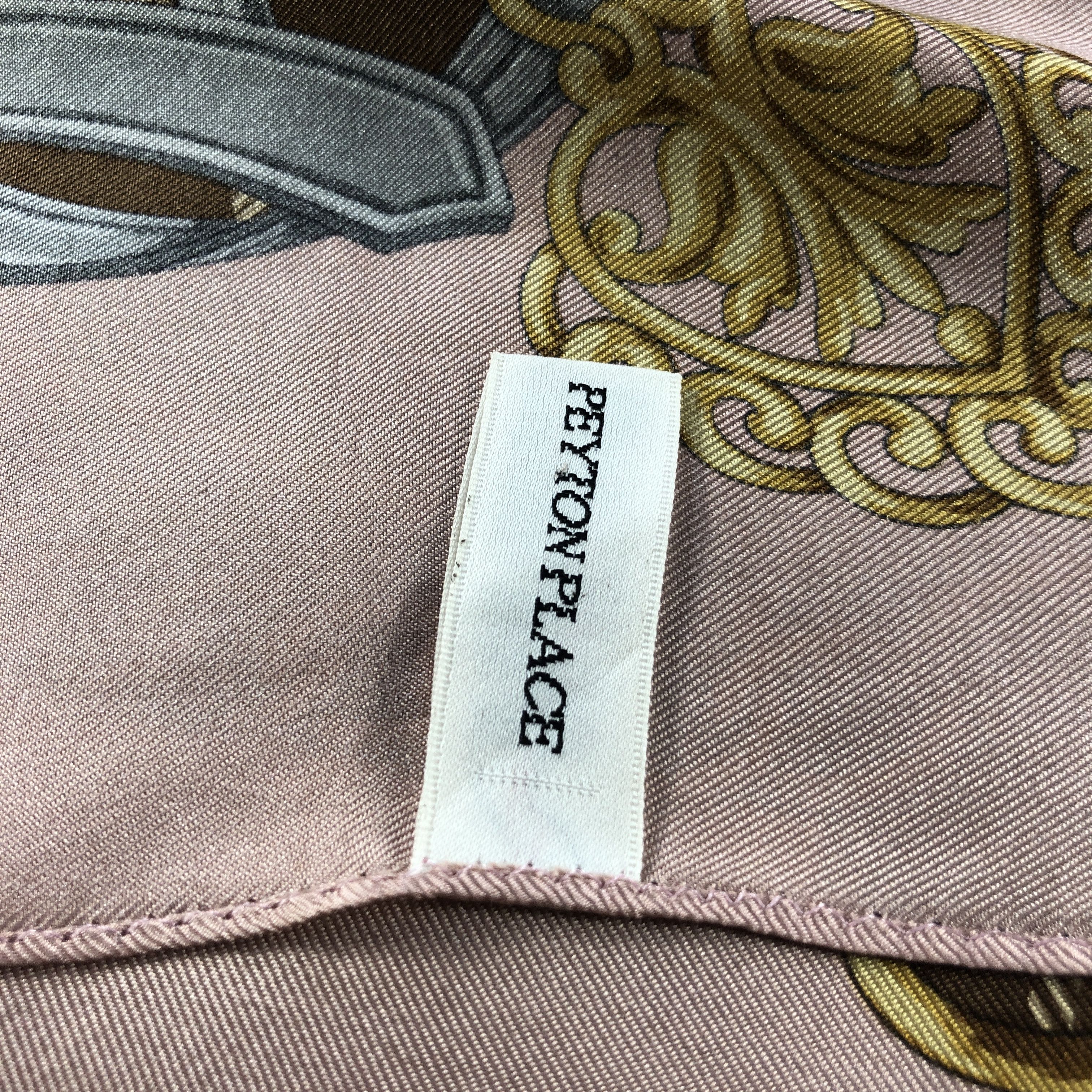 PPFM Peyton Place Luxury Silk Scarf M1071 Size ONE SIZE - 5 Thumbnail