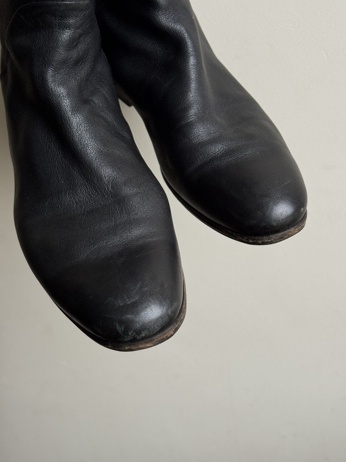 Buttero Buttero Luxe Genuine Leather Black High Boots Made in Italy Size US 7.5 / EU 40-41 - 4 Thumbnail