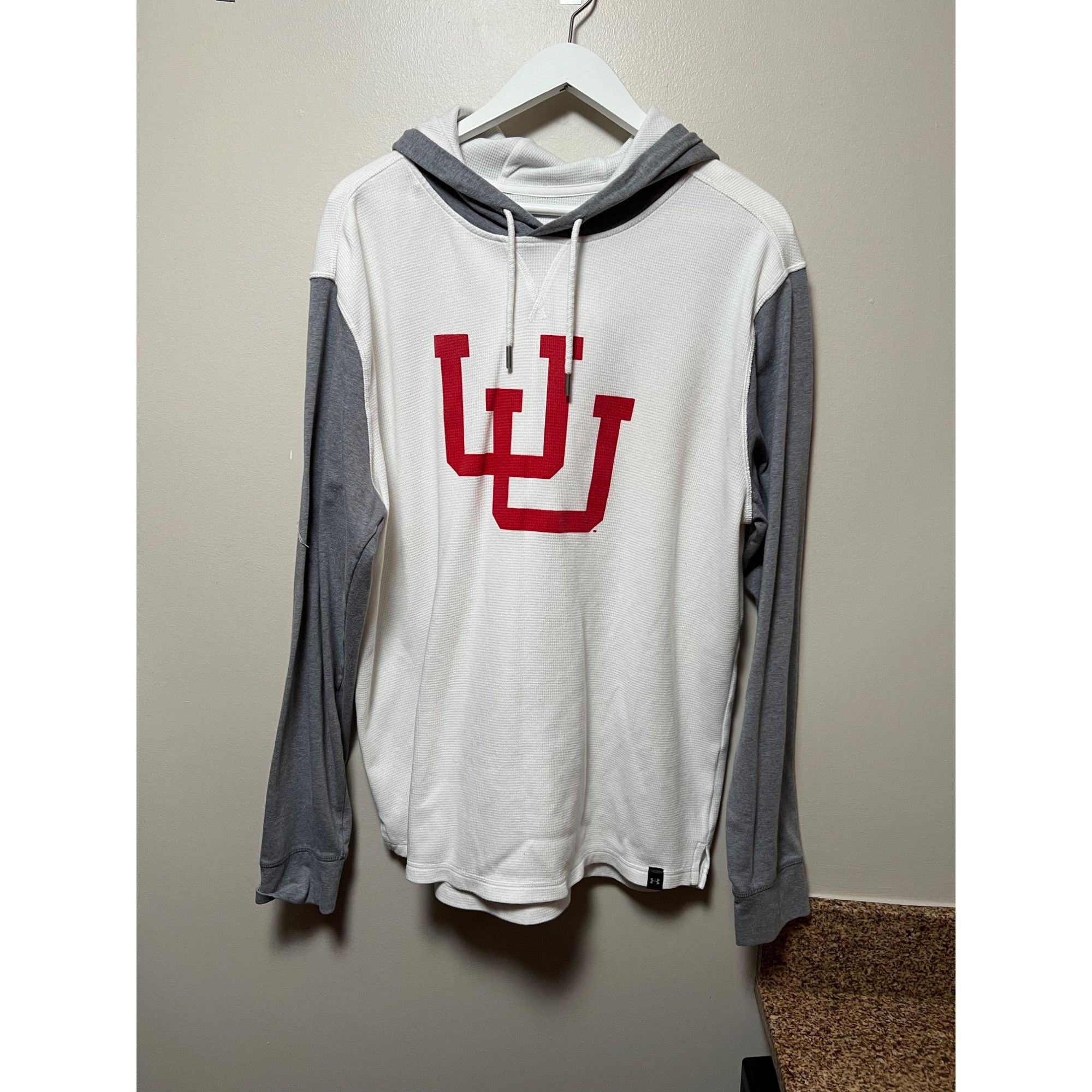 Under Armour Under Armour Utah Utes Waffle Hoodie - Size XL Size US XL / EU 56 / 4 - 1 Thumbnail