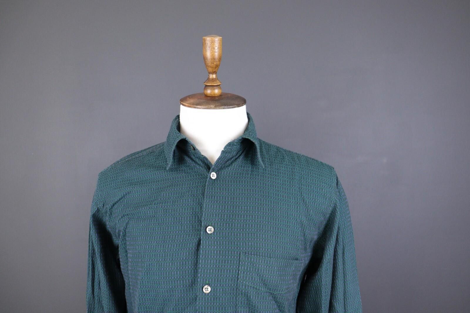 Christian Dior Monsieur Mondi Green Long Sleeve Button Down Shirt Size S Size US S / EU 44-46 / 1 - 2 Thumbnail