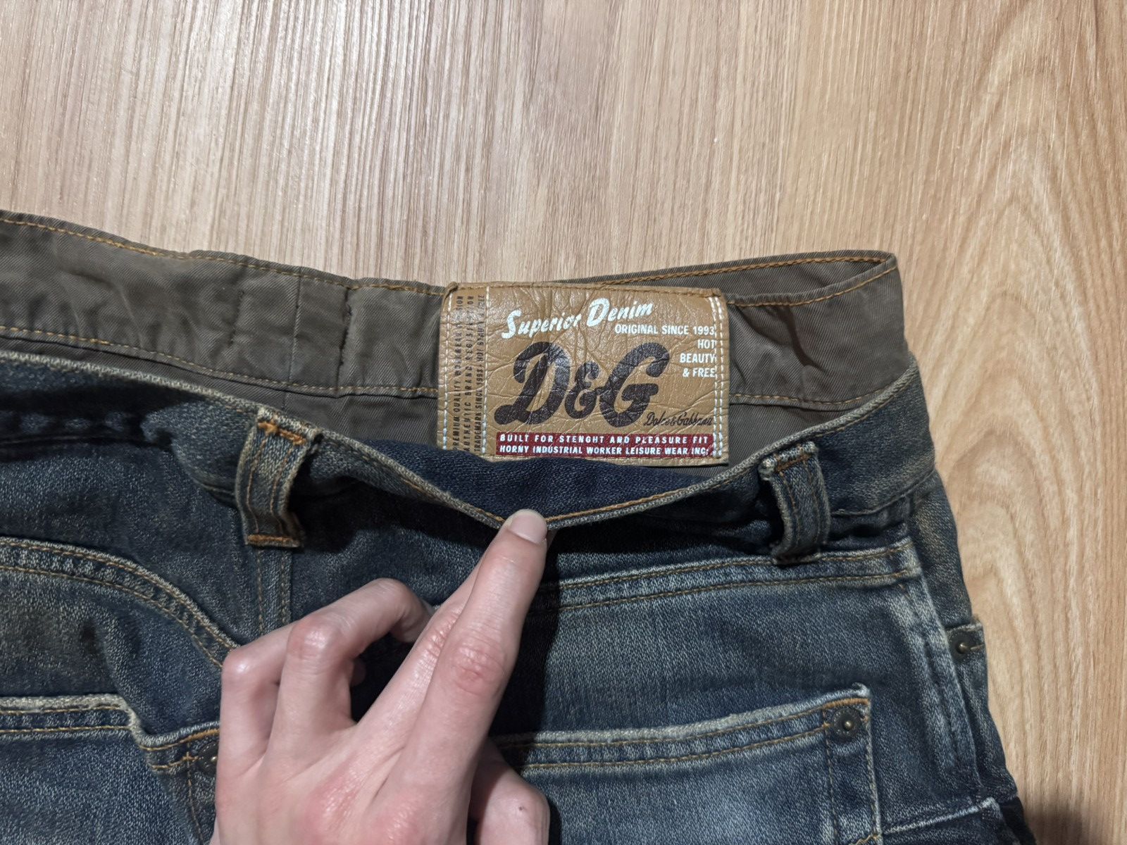 Dolce & Gabbana Dolce Gabbana AW2003 Double Waisted Cargo Denim Size US 30 / EU 46 - 3 Thumbnail