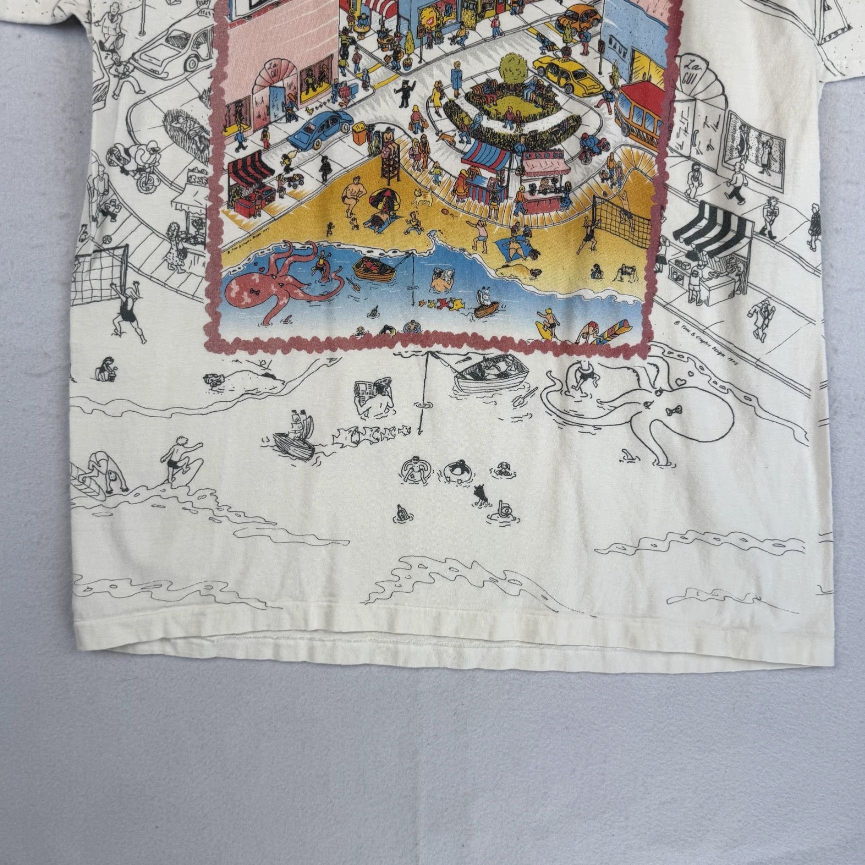 Hanes VINTAGE Microsoft Developer Network Shirt Mens XL All Over Print Made USA 90s Size US XL / EU 56 / 4 - 6 Thumbnail