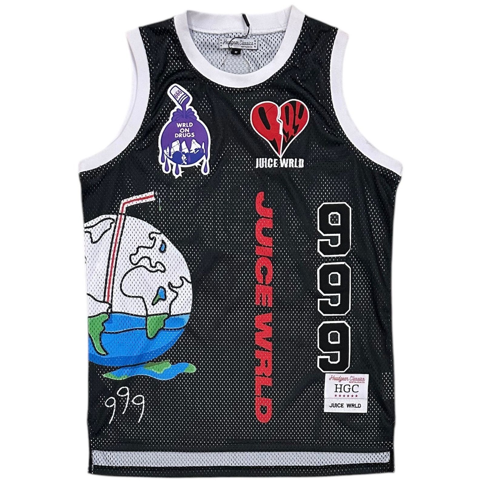 Other Juice Wrld Men's Headgear Classics Mesh Basketball Jersey Size US XXL / EU 58 / 5 - 2 Thumbnail