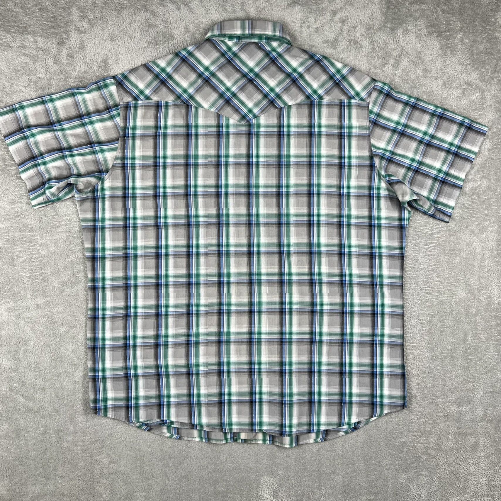 Wrangler VTG Wrangler Western Pearl Snap Shirt Mens XL Multicolor Plaid Cowboy Shirt Size US XL / EU 56 / 4 - 7 Thumbnail