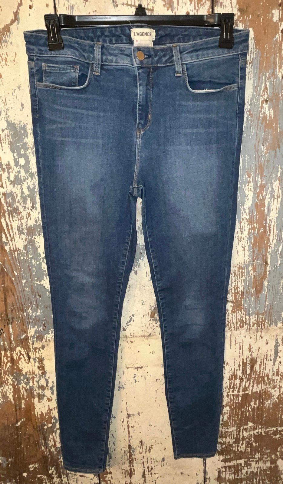 Designer L'agence Womens Jeans size 31 skinny Size 31" - 1 Thumbnail