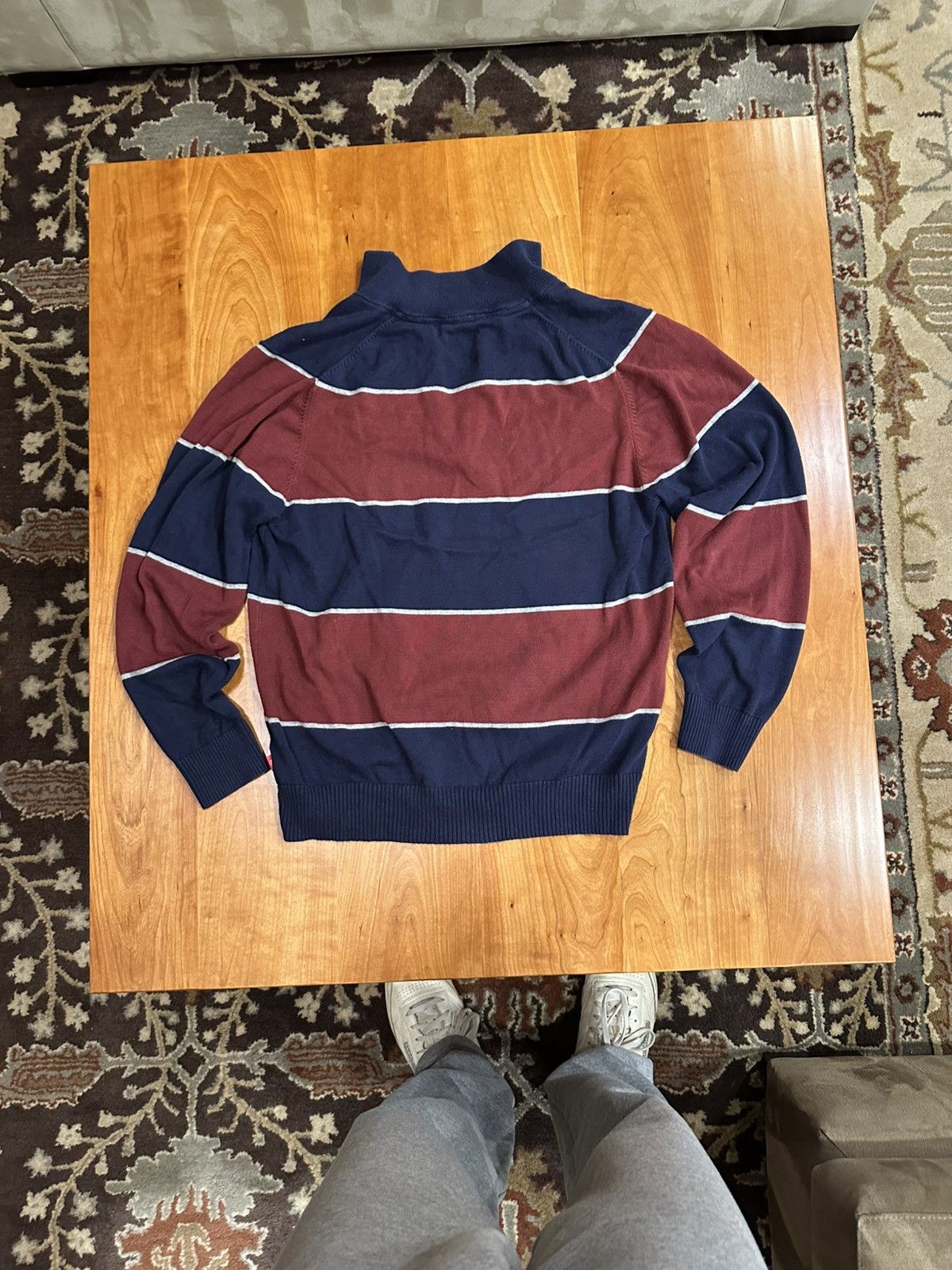 Other Maroon + Navy RL Adjacent Quarter Zip Size US M / EU 48-50 / 2 - 3 Thumbnail