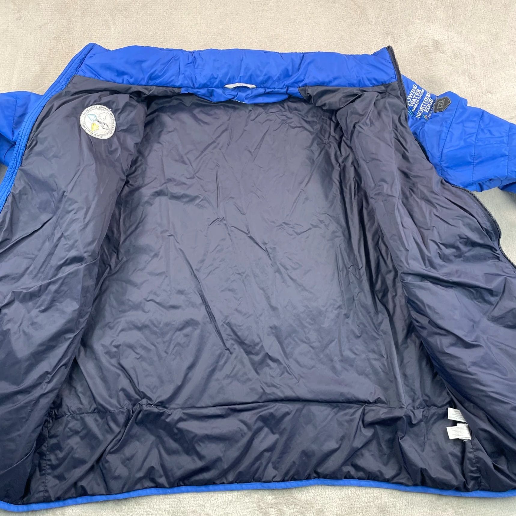 Cutter & Buck Cutter & Buck x Navajo Nation Gamin Casino Jacket Men 3XT Tall Blue WeatherTec Jacket Windbreaker Casual Travel Nebraska Football Logo #3XtTall? Size US XXL / EU 58 / 5 - 7 Thumbnail