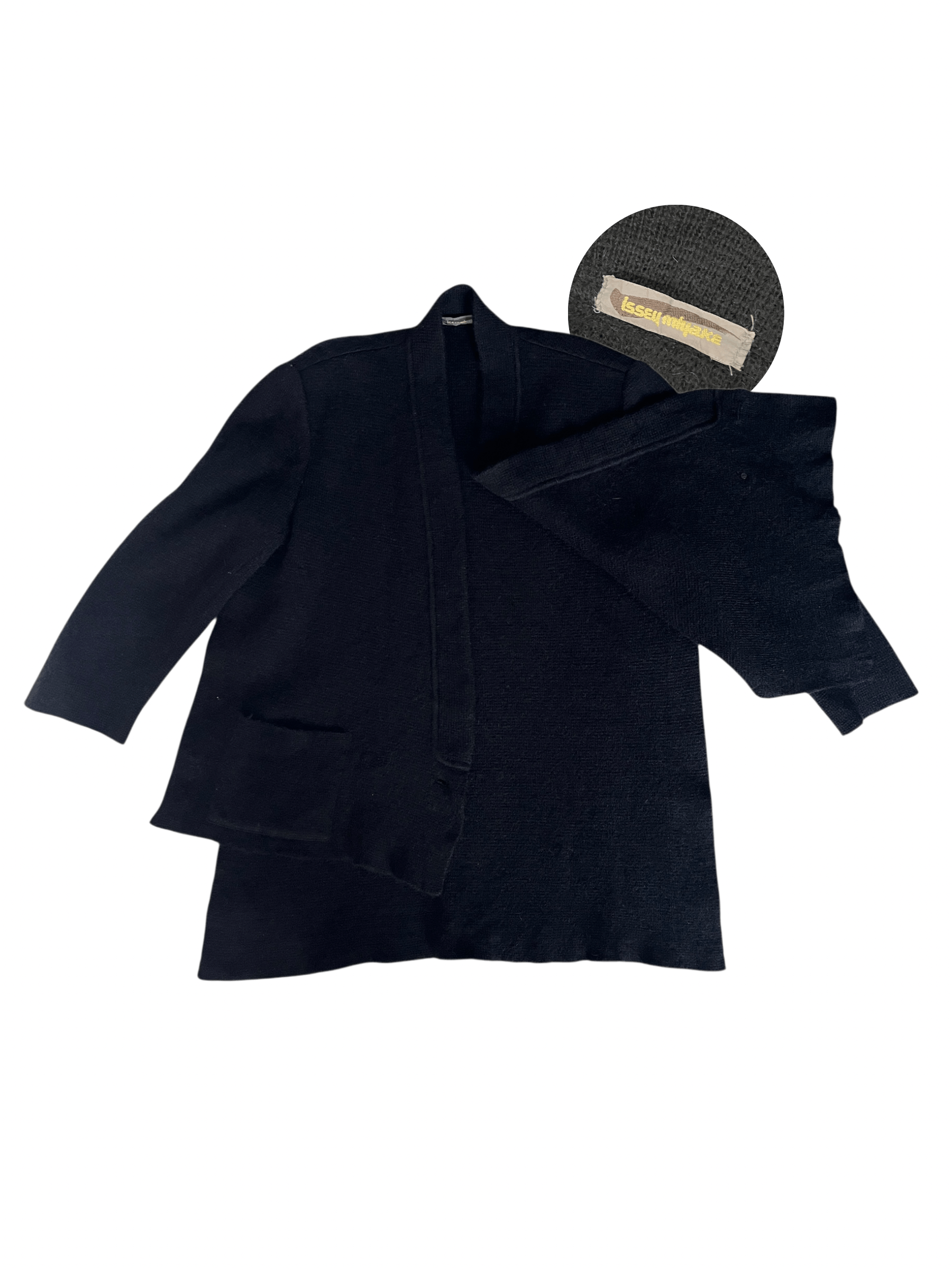 Issey Miyake Vintage 80s Issey Miyake Wool Cardigan Size US M / EU 48-50 / 2 - 1 Thumbnail