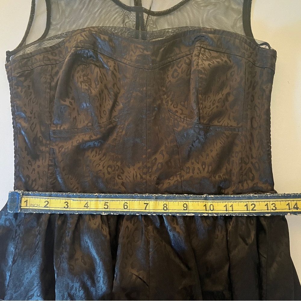 Guess GUESS Sleeveless Black Leopard Dress NWOT Sz.6 Medium Size ONE SIZE - 7 Thumbnail