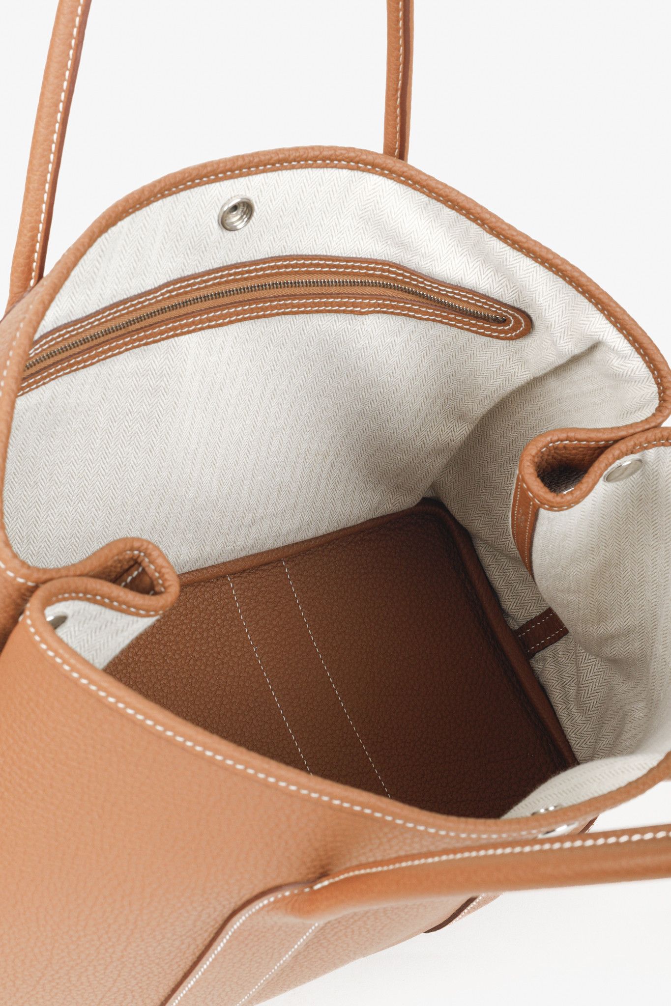 Hermes Hermes Gold Negonda Garden Party 36 Brown Leather Tote Size ONE SIZE - 11 Thumbnail