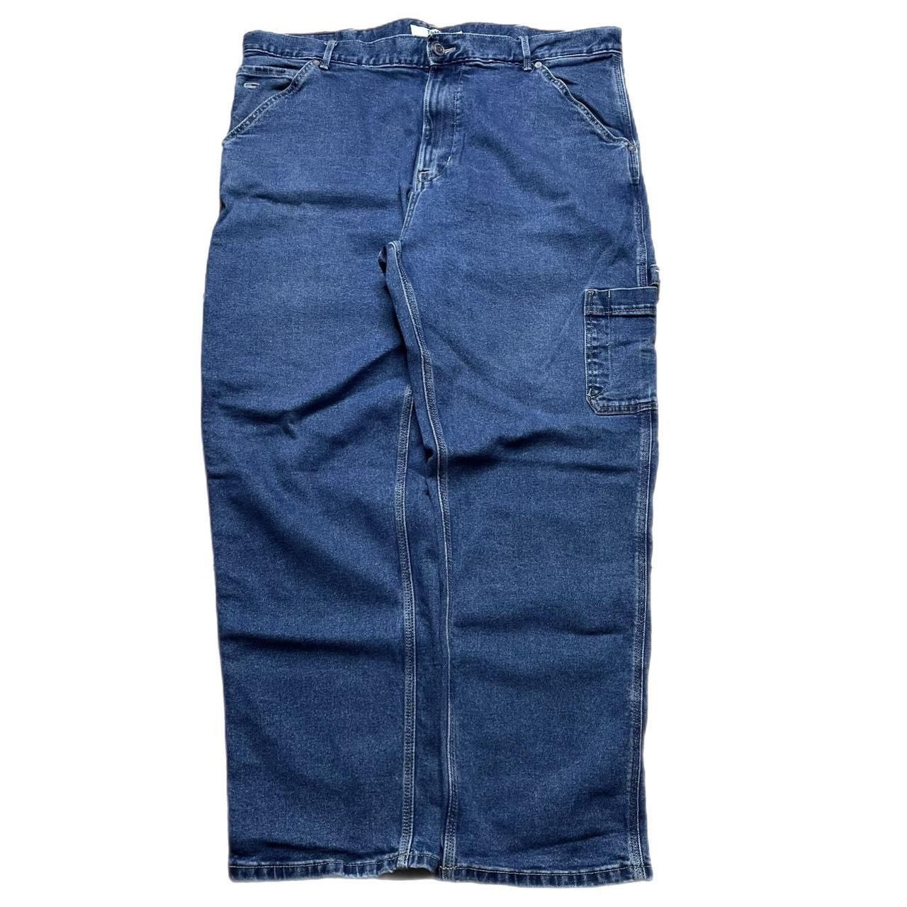 Tommy Hilfiger × Vintage Tommy Hilfiger Dark Wash Baggy Carpenter Jeans Size US 40 / EU 56 - 3 Thumbnail