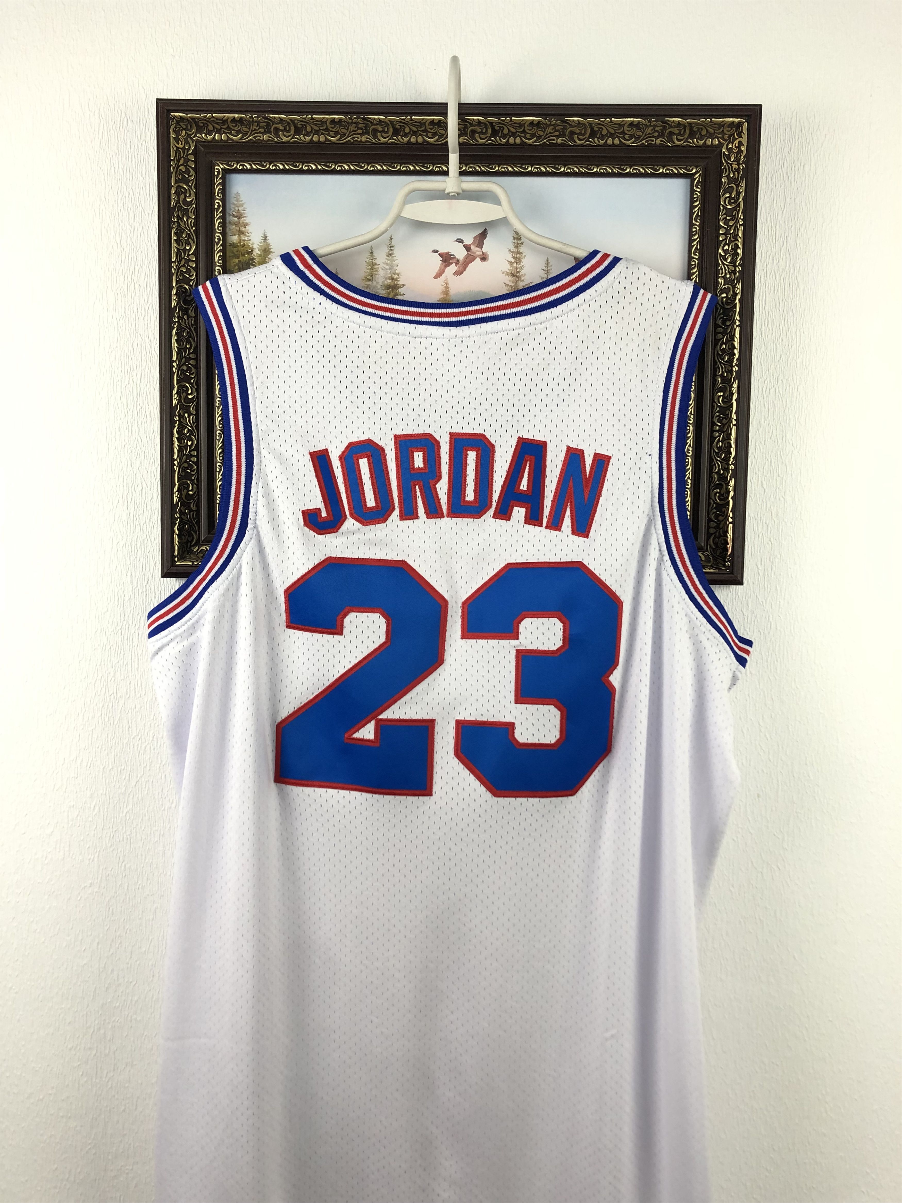 NBA Vintgae Champion Tune Squad Jordan Jersey Shirt Looney Tunes Size US XXL / EU 58 / 5 - 2 Thumbnail