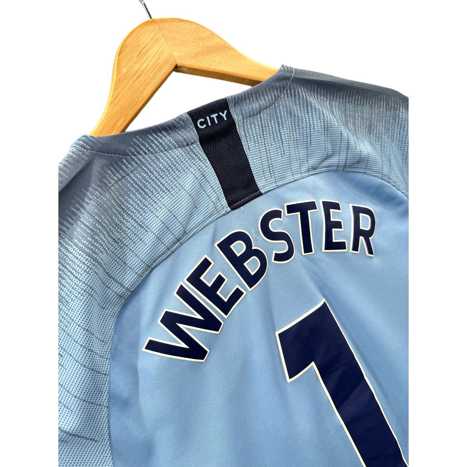 Nike Nike Manchester City Webster #1 Home Football Soccer Jersey Size US S / EU 44-46 / 1 - 9 Thumbnail