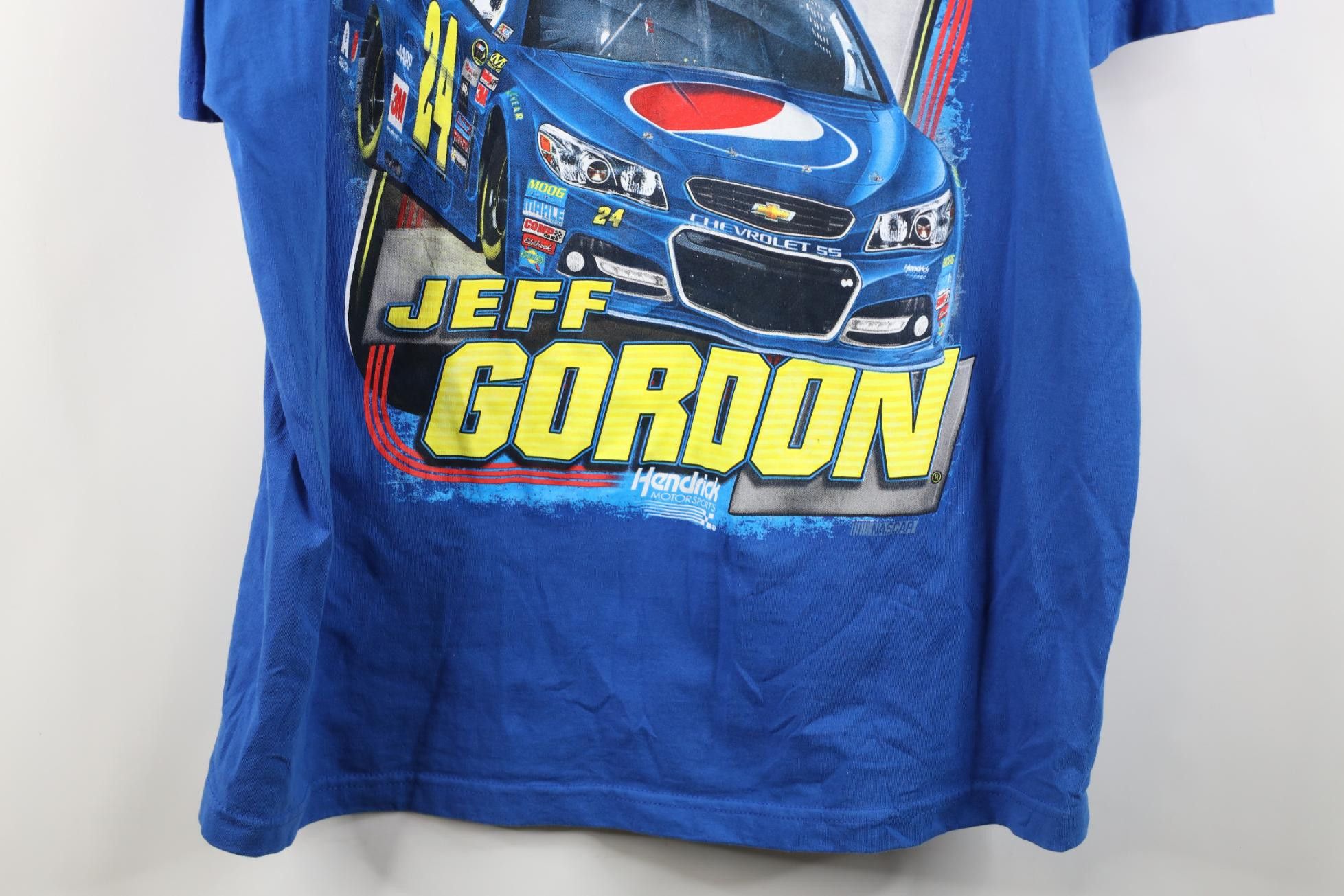 Vintage Vintage Y2K NASCAR Gordon Car Racing T-Shirt Blue Cotton Size US XXL / EU 58 / 5 - 3 Thumbnail