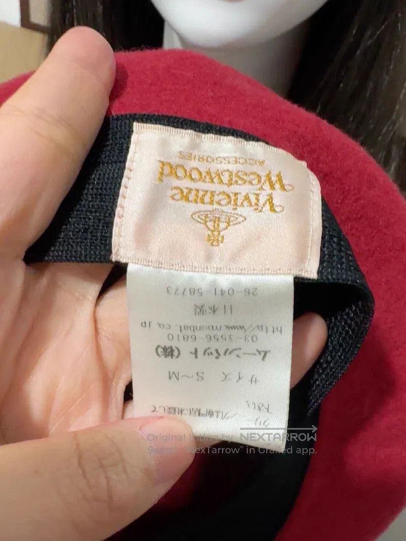 Vivienne Westwood Vivienne Westwood Red Beret Size ONE SIZE - 8 Thumbnail