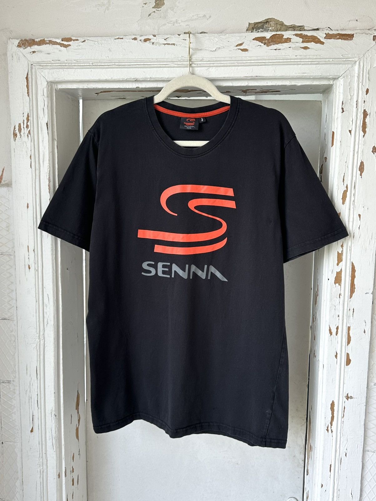 Vintage Vintage Ayrton Senna Racing F1 T-shirt Size US L / EU 52-54 / 3 - 1 Thumbnail