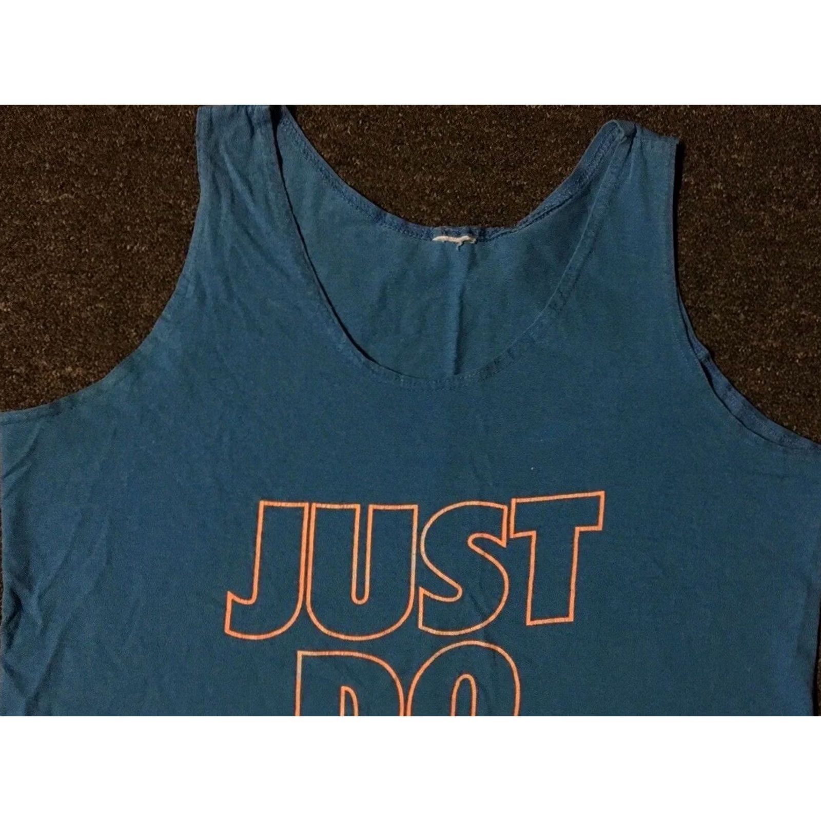 Nike Nike Tank Top S M USA Swoosh 80s 90s Vintage Grunge Hip Hop Just Do It Blue Sleeveless T-Shirt Men Size US S / EU 44-46 / 1 - 5 Thumbnail