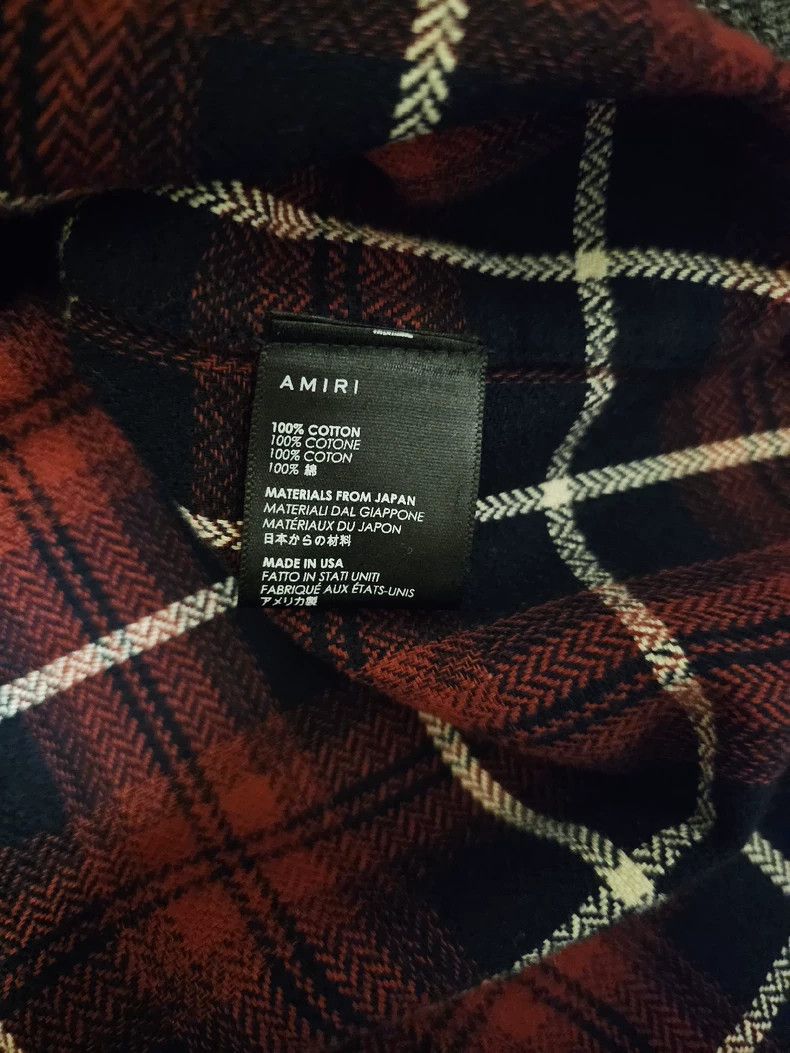 Amiri Amiri red checkered shirt Size US M / EU 48-50 / 2 - 5 Thumbnail