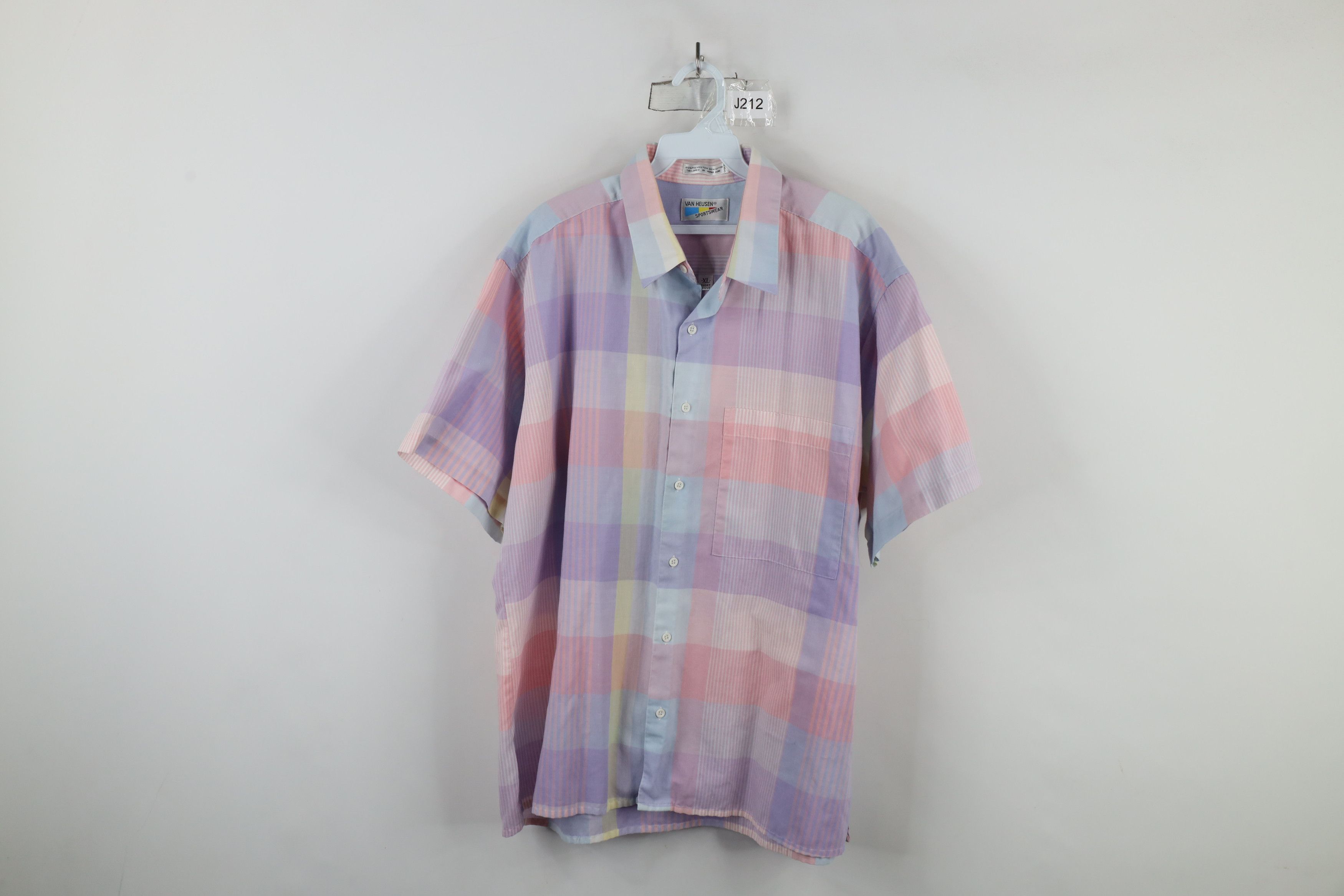 Vintage Vintage 90s Streetwear Pastel Short Sleeve Button Shirt Size US XL / EU 56 / 4 - 1 Thumbnail