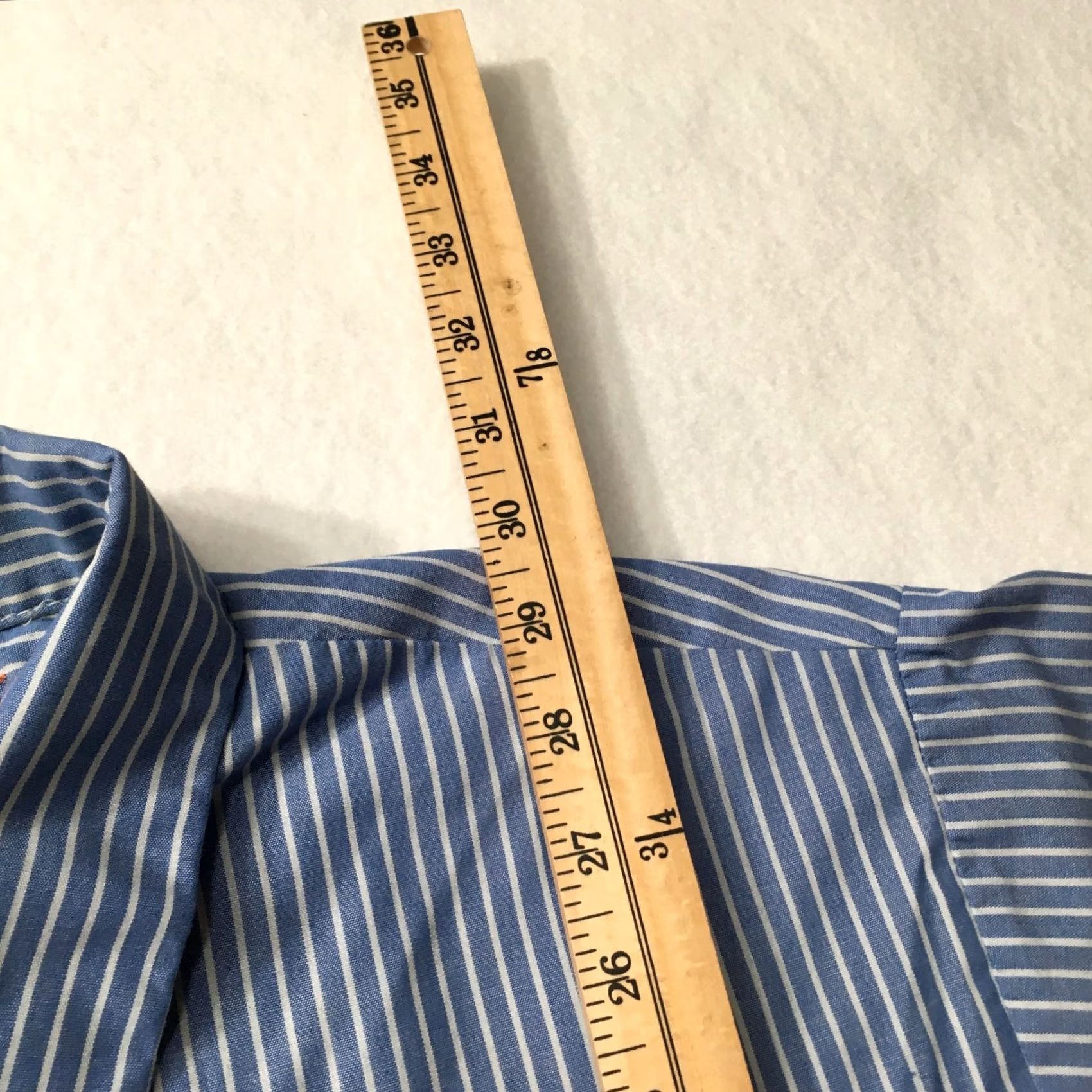 Vintage Technology Genuine Clothes Men's XL Embroidered Striped Shirt Size US XL / EU 56 / 4 - 6 Thumbnail